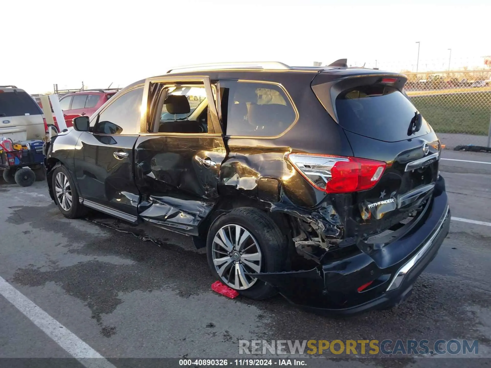 3 Photograph of a damaged car 5N1DR2MM0KC623731 NISSAN PATHFINDER 2019