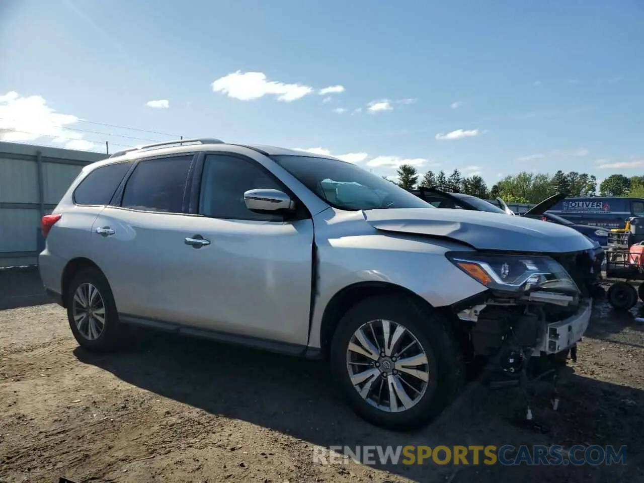 4 Photograph of a damaged car 5N1DR2MM0KC646152 NISSAN PATHFINDER 2019