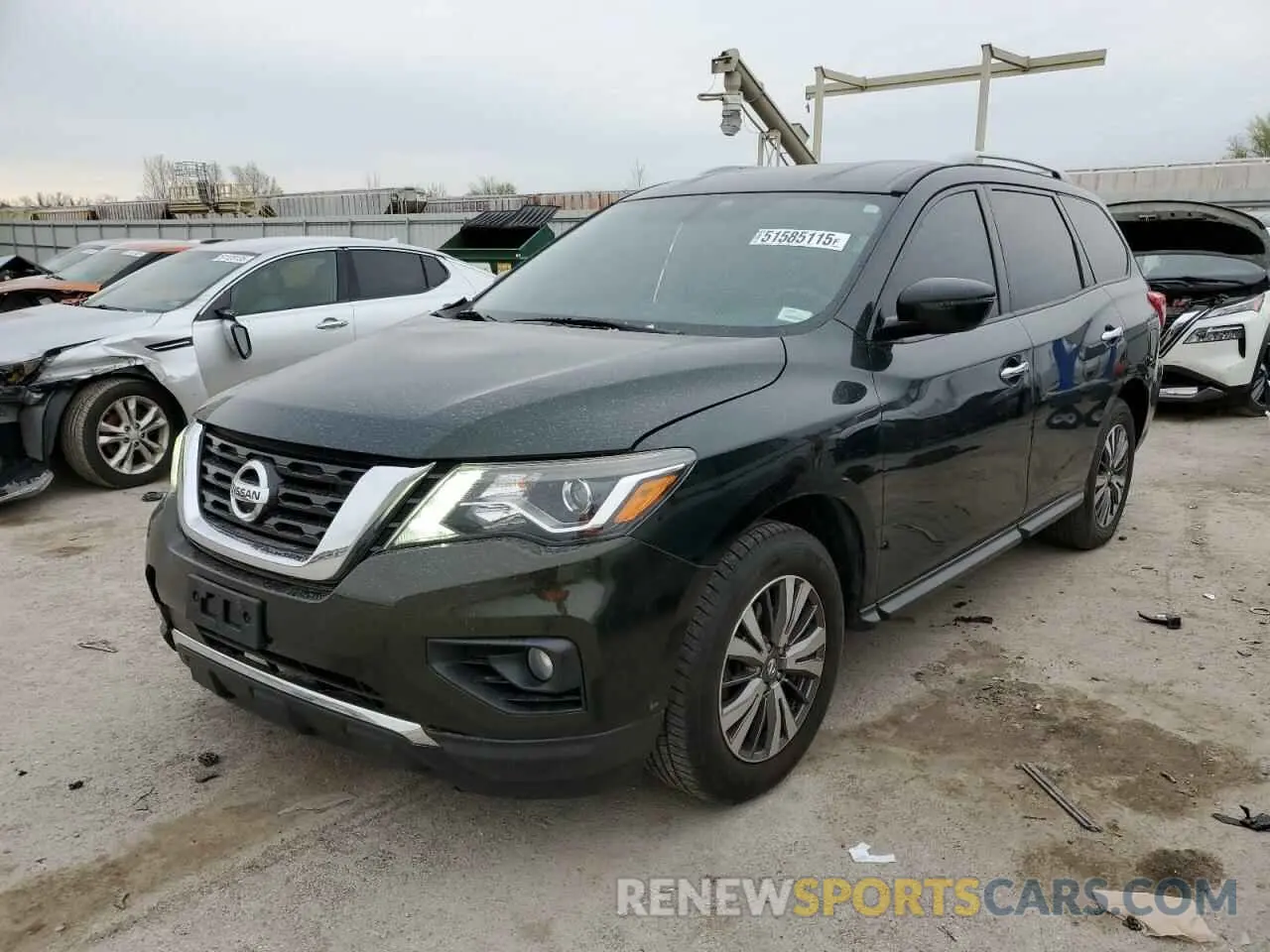 1 Photograph of a damaged car 5N1DR2MM1KC578332 NISSAN PATHFINDER 2019