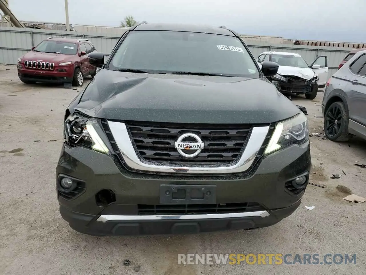5 Photograph of a damaged car 5N1DR2MM1KC578332 NISSAN PATHFINDER 2019