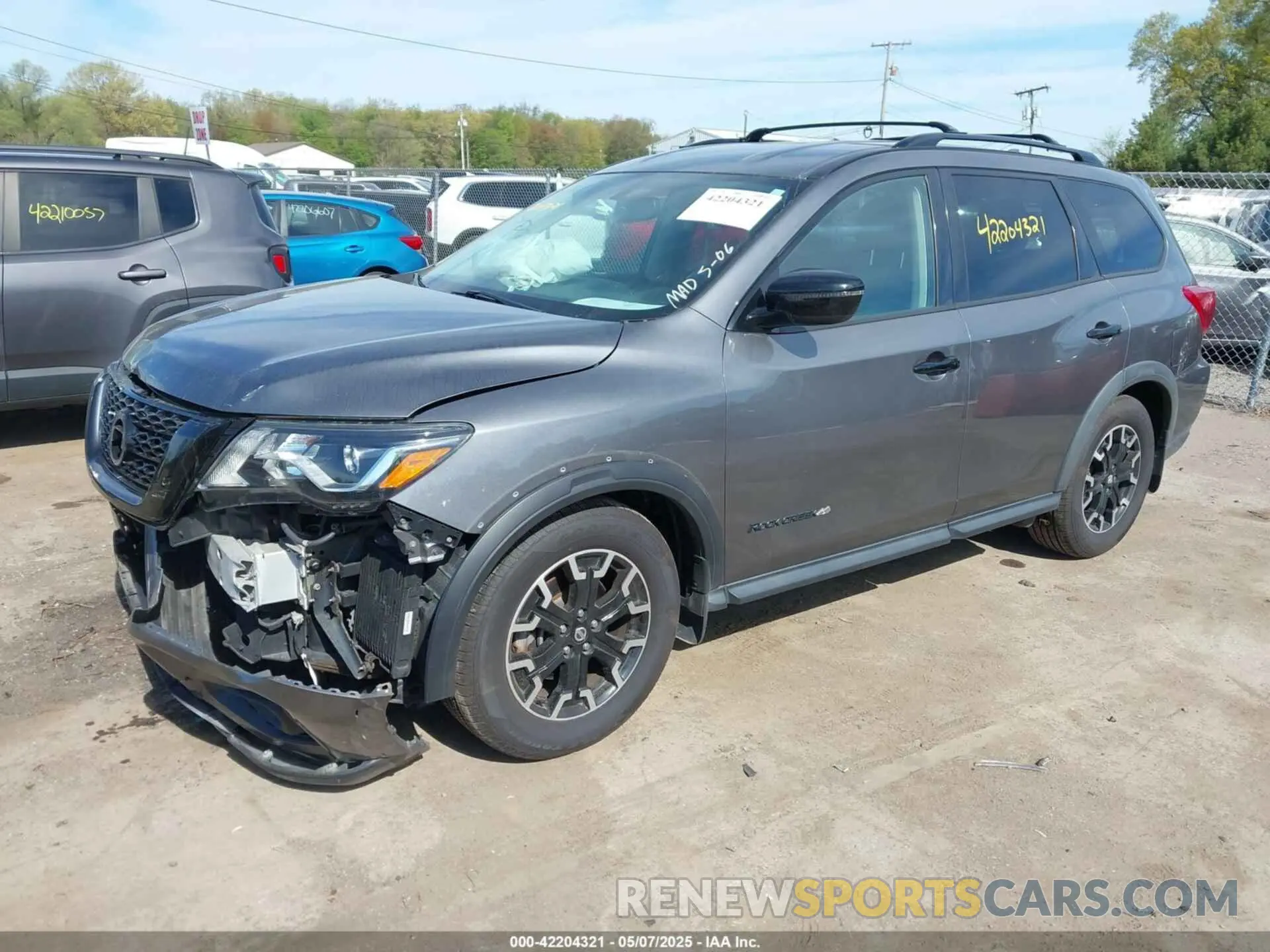 2 Photograph of a damaged car 5N1DR2MM1KC614505 NISSAN PATHFINDER 2019