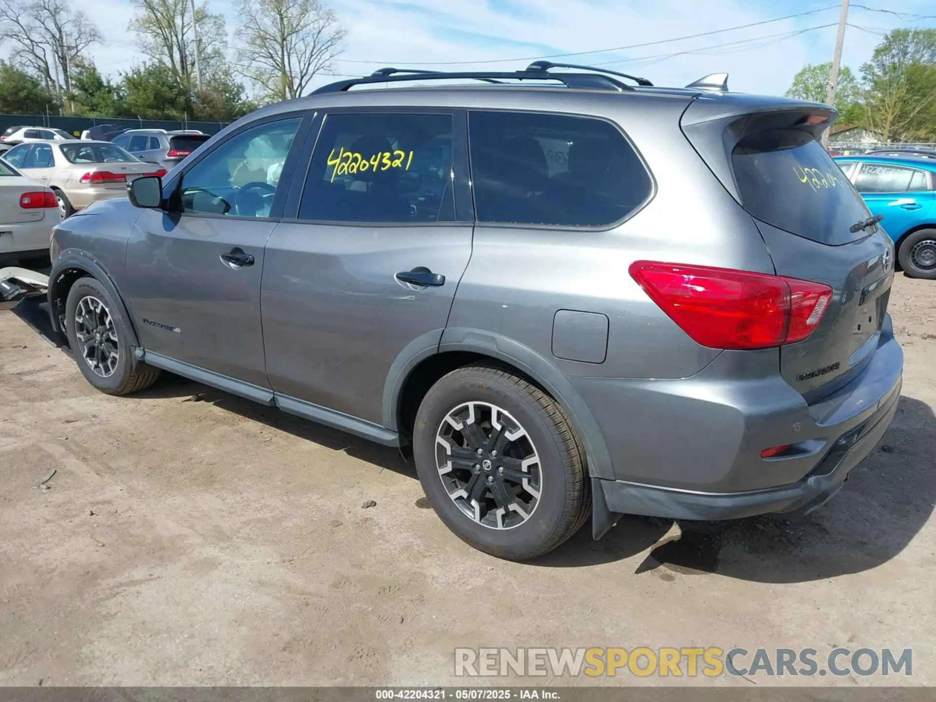 3 Photograph of a damaged car 5N1DR2MM1KC614505 NISSAN PATHFINDER 2019