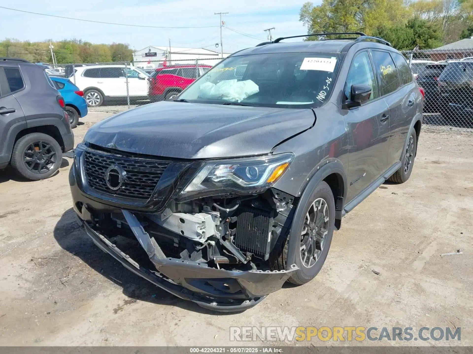 6 Photograph of a damaged car 5N1DR2MM1KC614505 NISSAN PATHFINDER 2019