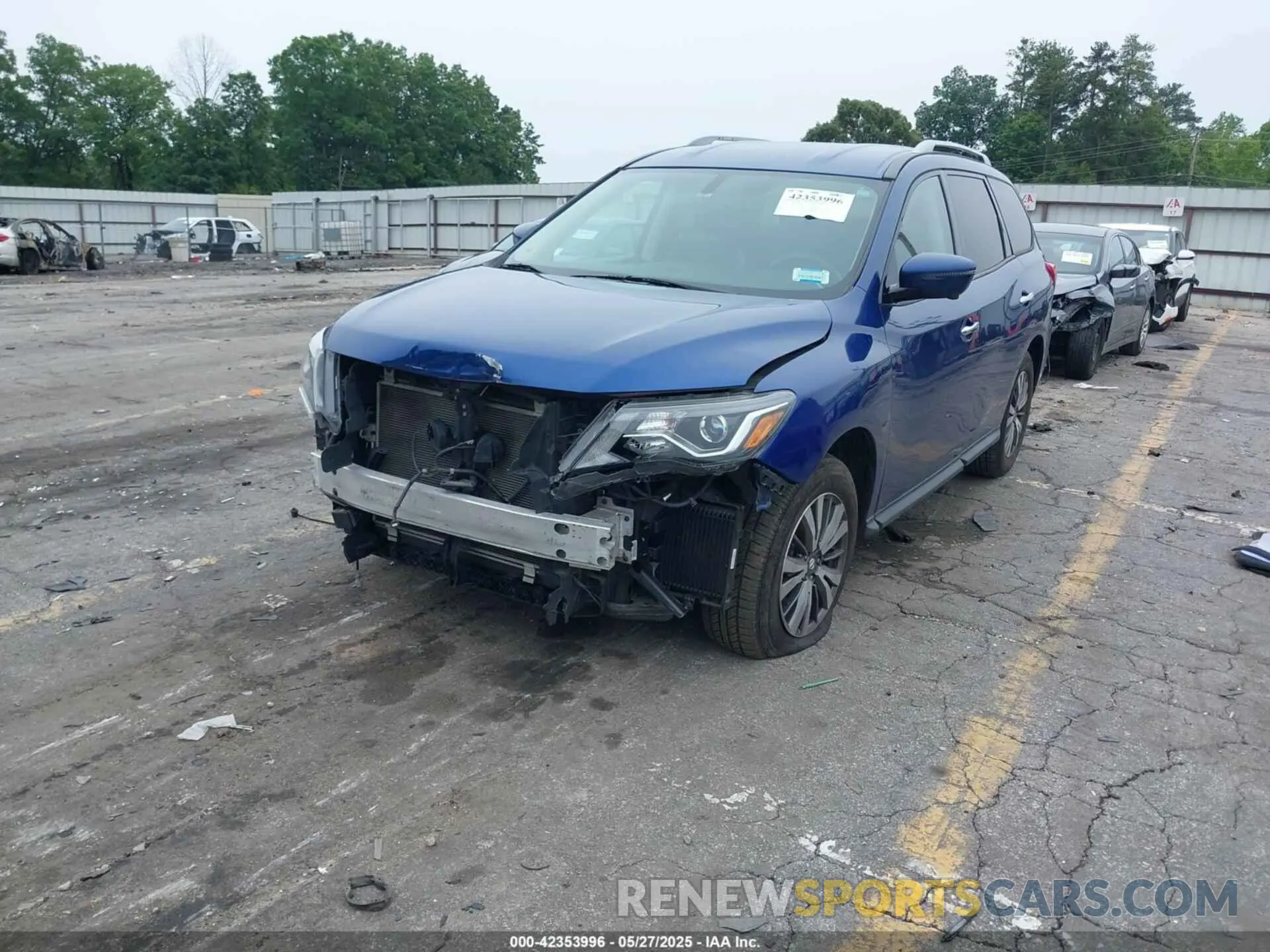 2 Photograph of a damaged car 5N1DR2MM1KC619977 NISSAN PATHFINDER 2019
