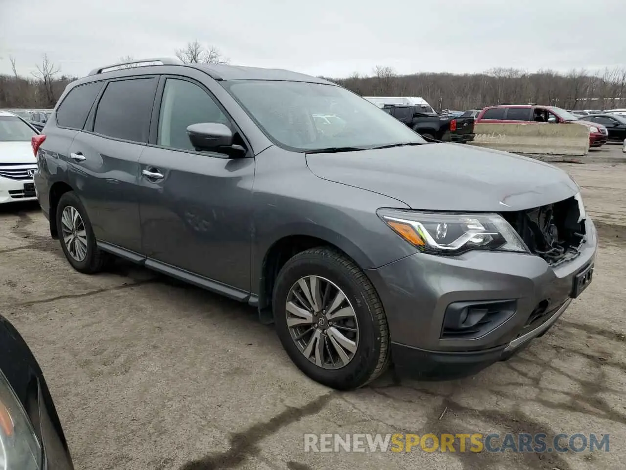 4 Photograph of a damaged car 5N1DR2MM2KC592188 NISSAN PATHFINDER 2019