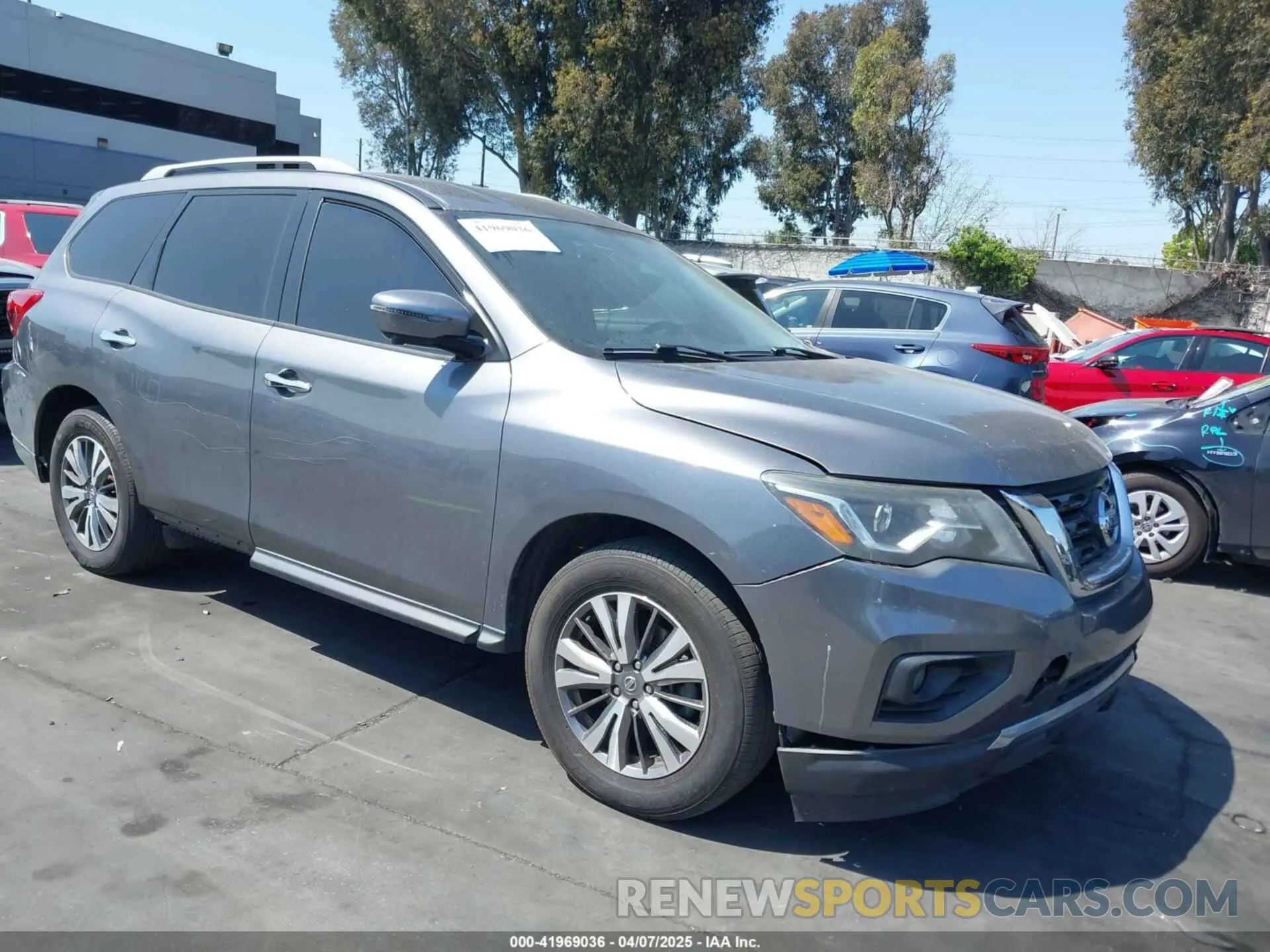 1 Photograph of a damaged car 5N1DR2MM2KC606350 NISSAN PATHFINDER 2019