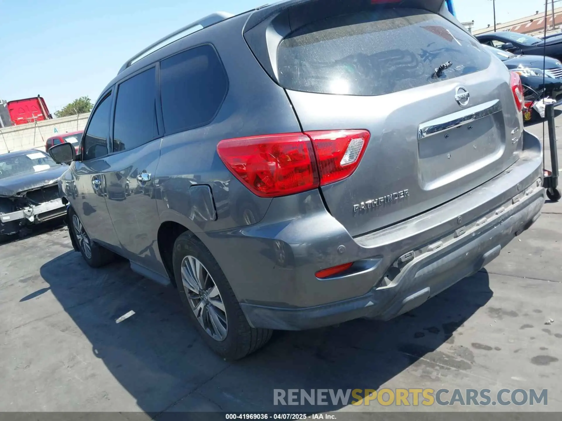 3 Photograph of a damaged car 5N1DR2MM2KC606350 NISSAN PATHFINDER 2019
