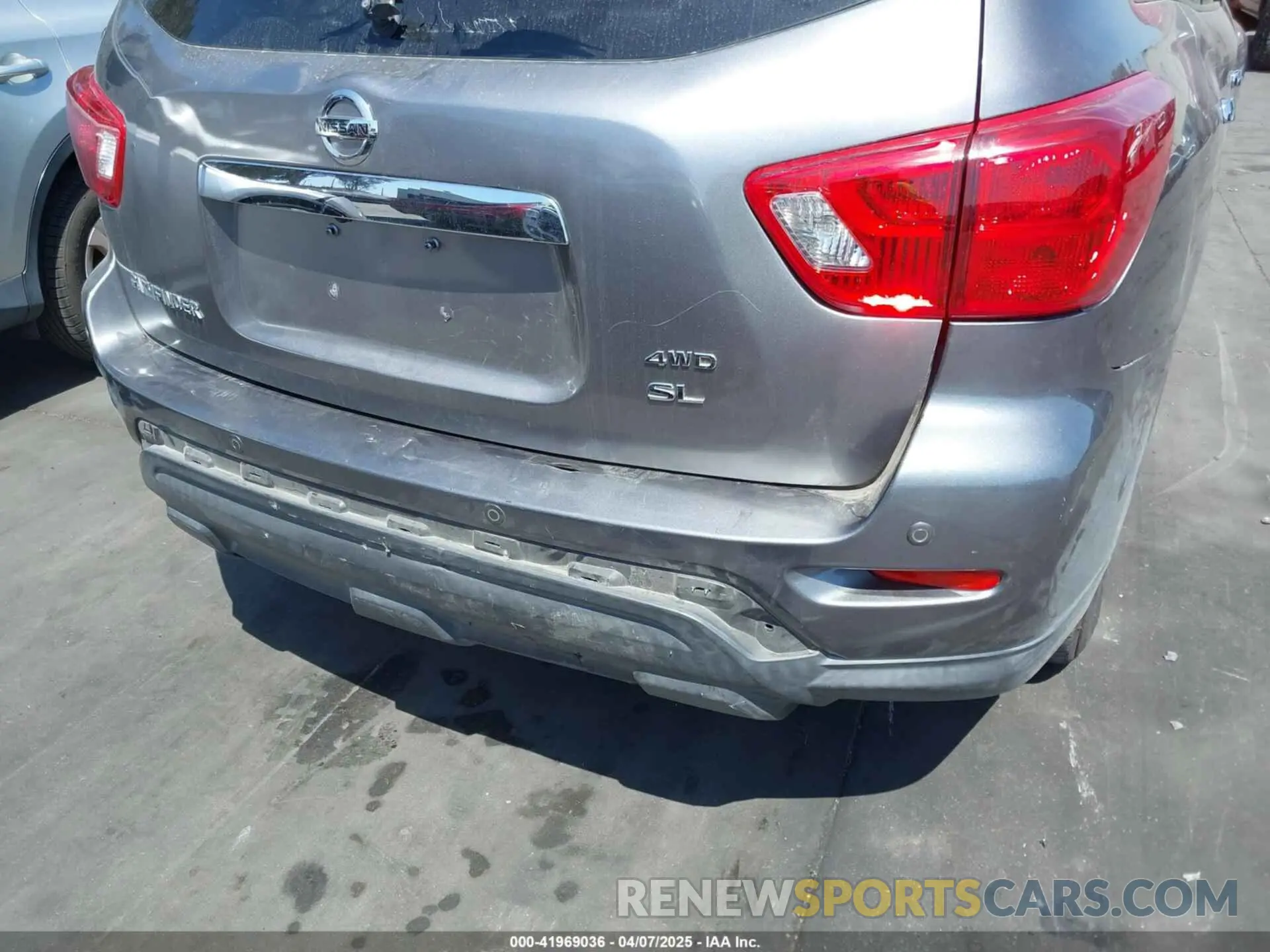 6 Photograph of a damaged car 5N1DR2MM2KC606350 NISSAN PATHFINDER 2019