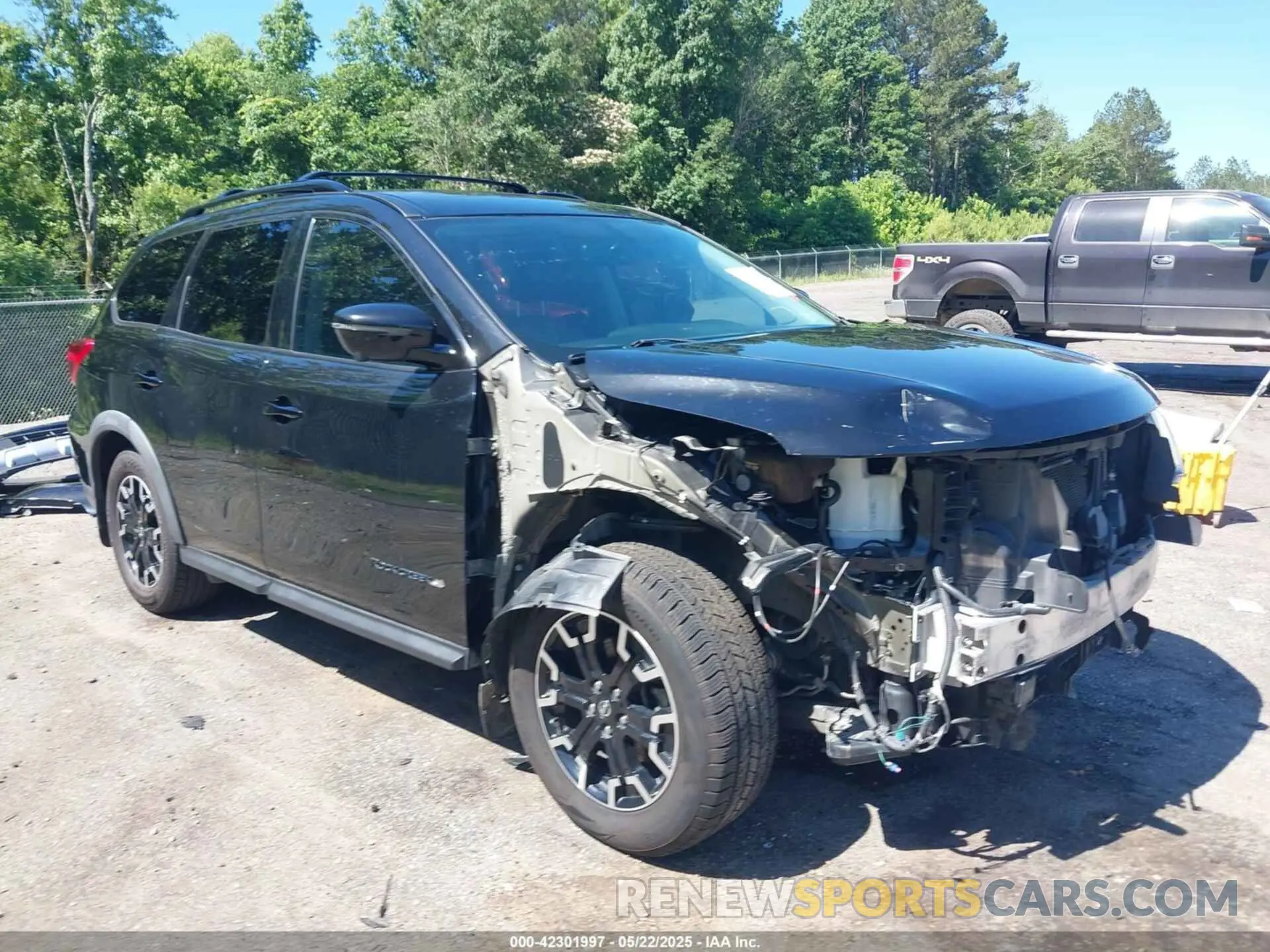 1 Photograph of a damaged car 5N1DR2MM2KC642006 NISSAN PATHFINDER 2019