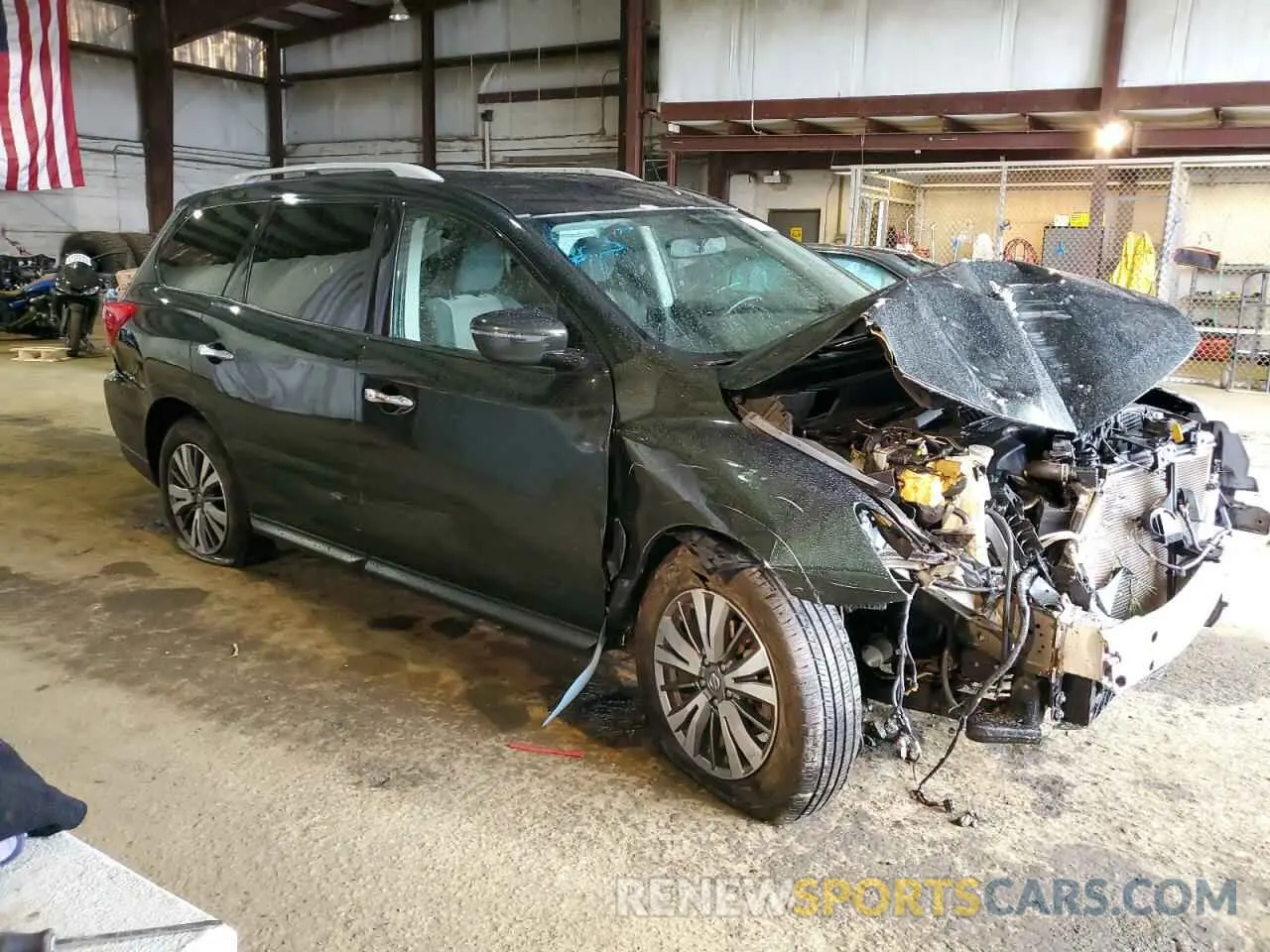 4 Photograph of a damaged car 5N1DR2MM2KC642300 NISSAN PATHFINDER 2019