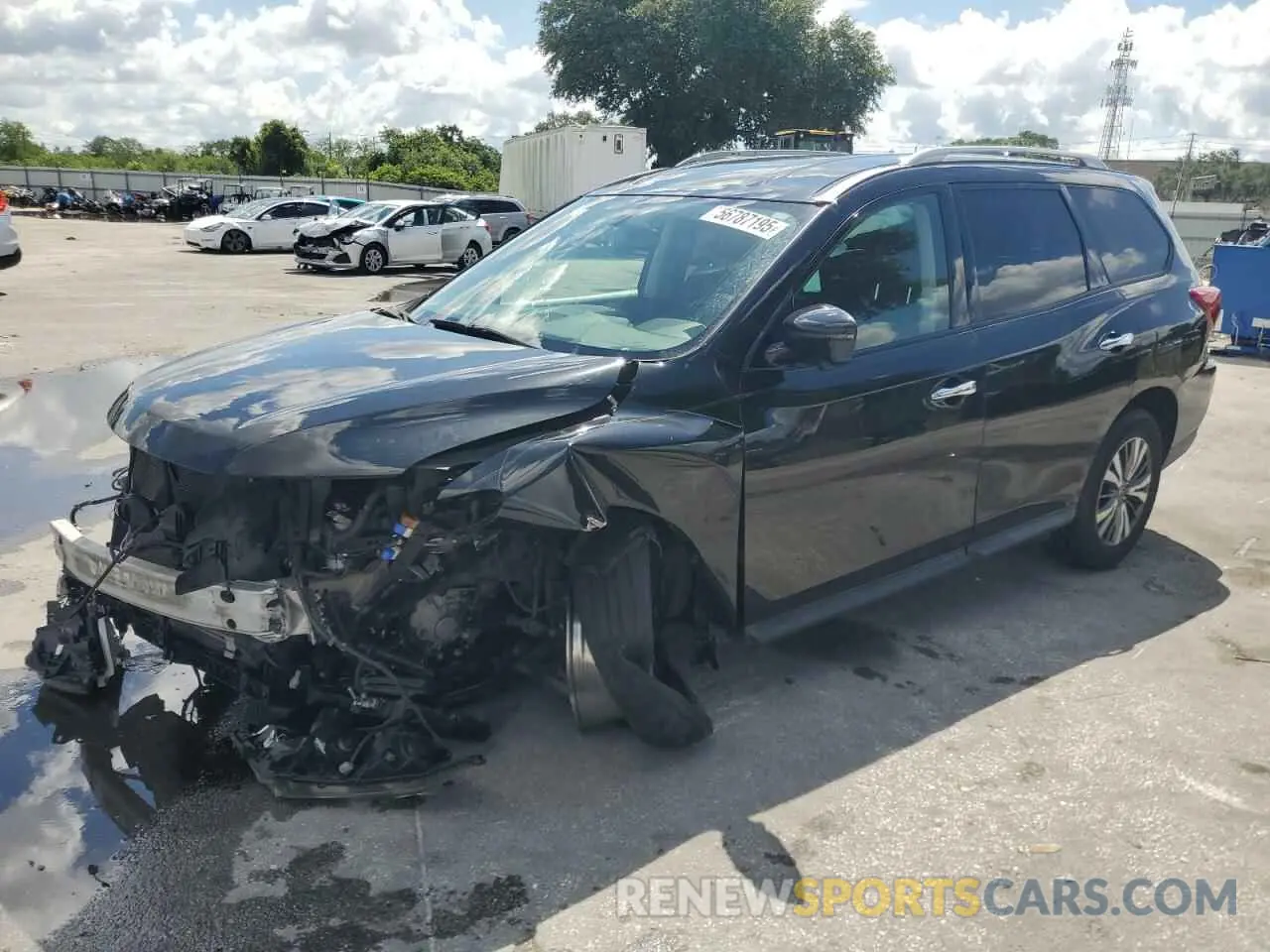 1 Photograph of a damaged car 5N1DR2MM3KC612268 NISSAN PATHFINDER 2019