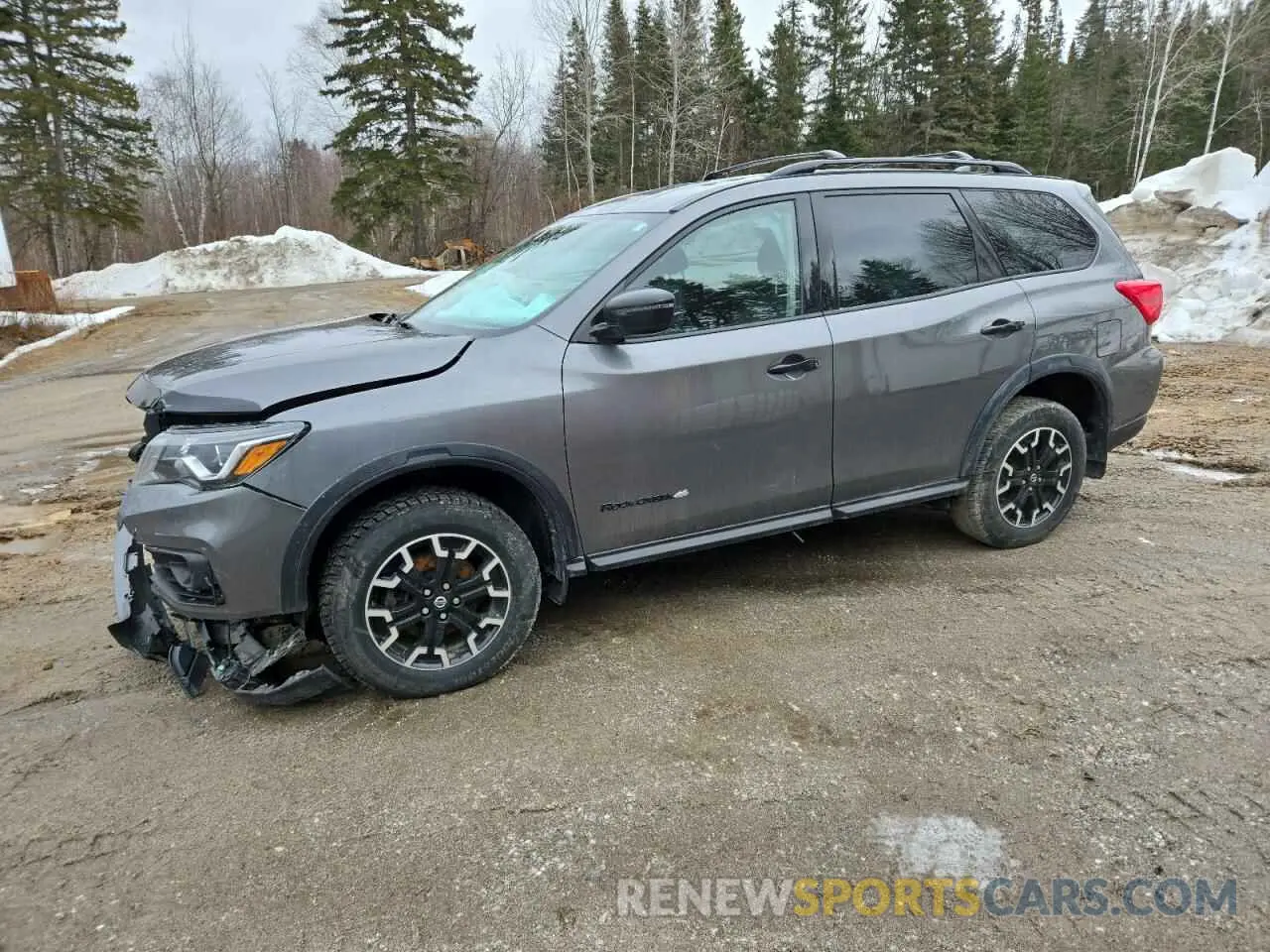 1 Photograph of a damaged car 5N1DR2MM3KC614196 NISSAN PATHFINDER 2019