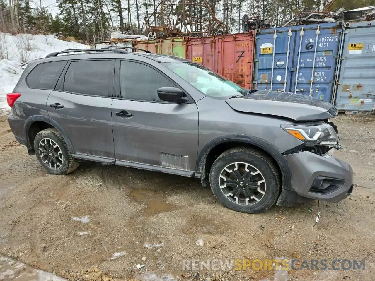 4 Photograph of a damaged car 5N1DR2MM3KC614196 NISSAN PATHFINDER 2019