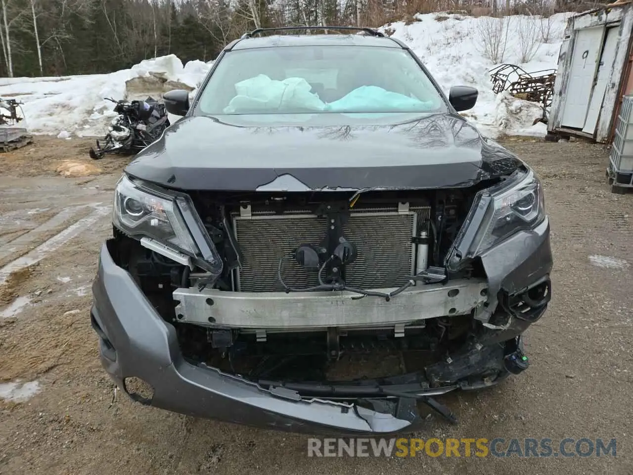 5 Photograph of a damaged car 5N1DR2MM3KC614196 NISSAN PATHFINDER 2019
