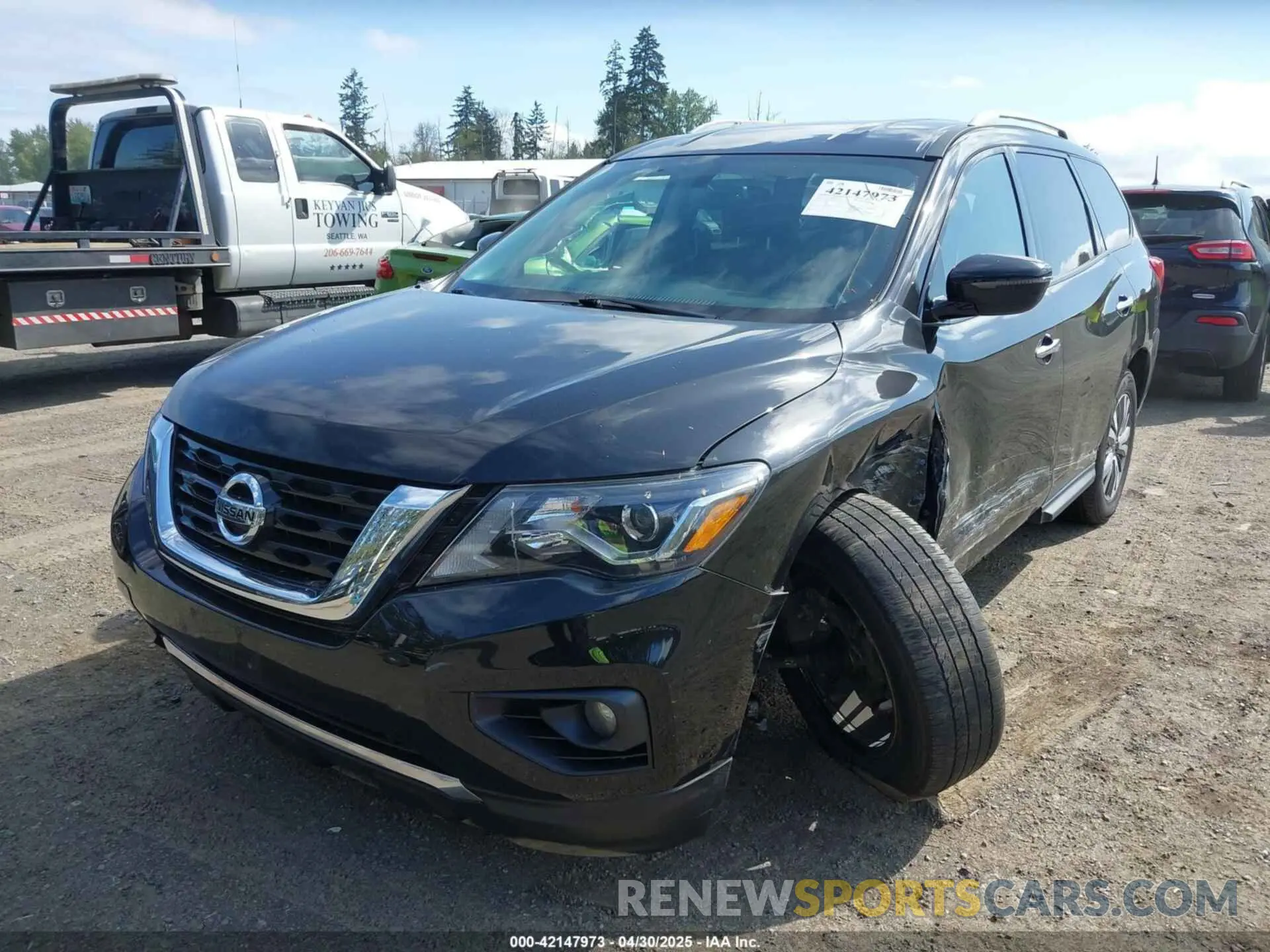 2 Photograph of a damaged car 5N1DR2MM4KC579118 NISSAN PATHFINDER 2019