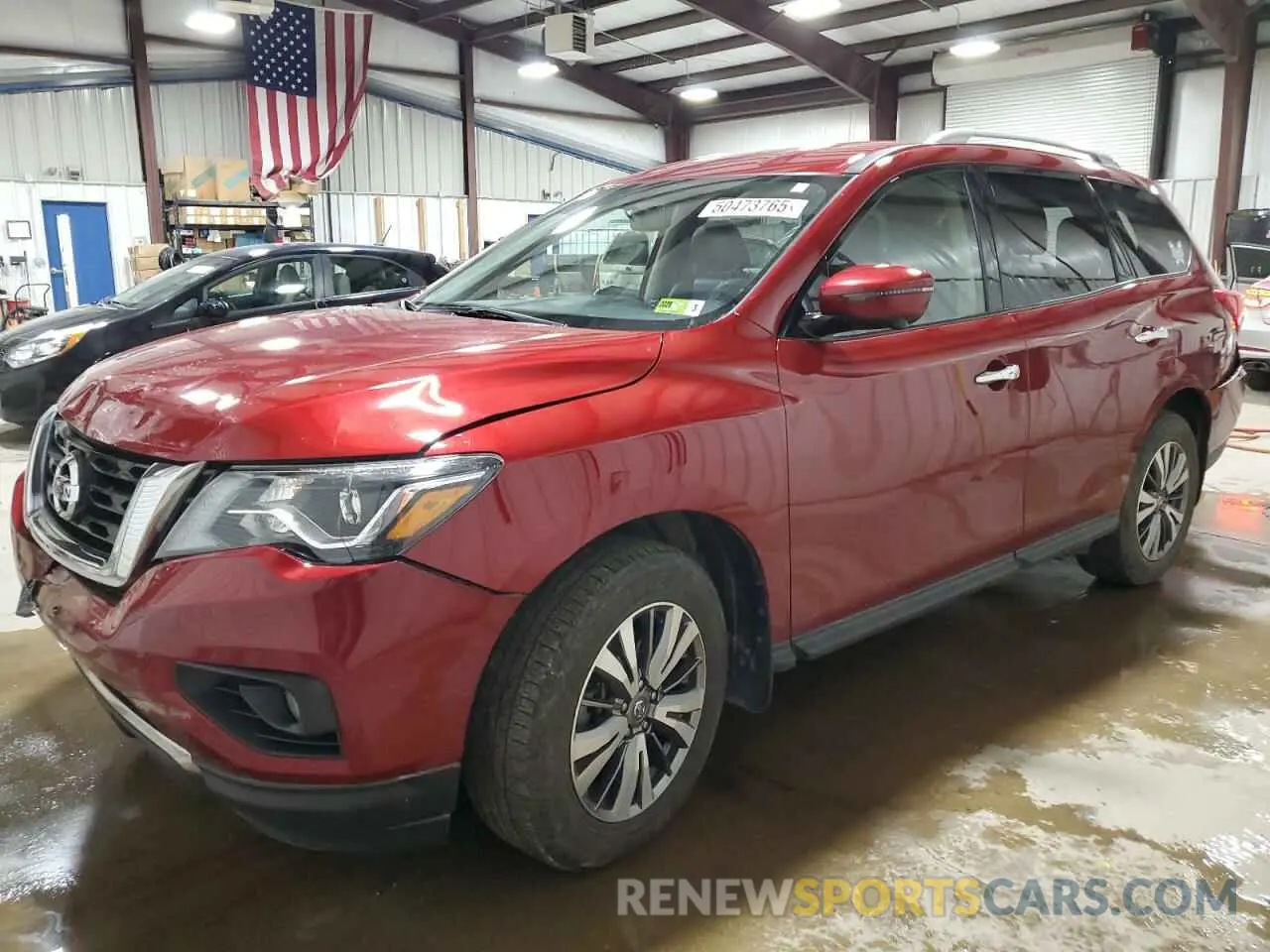 1 Photograph of a damaged car 5N1DR2MM4KC615325 NISSAN PATHFINDER 2019