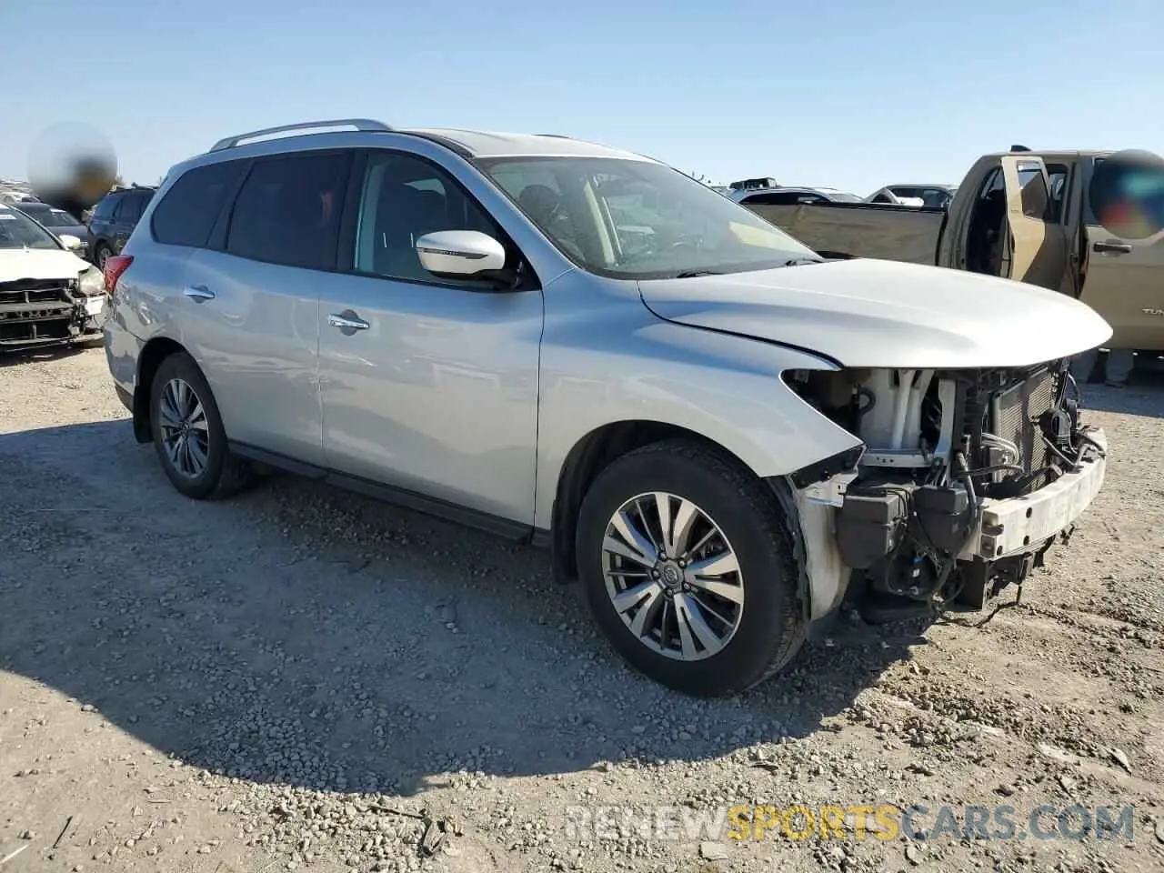 4 Photograph of a damaged car 5N1DR2MM5KC621800 NISSAN PATHFINDER 2019