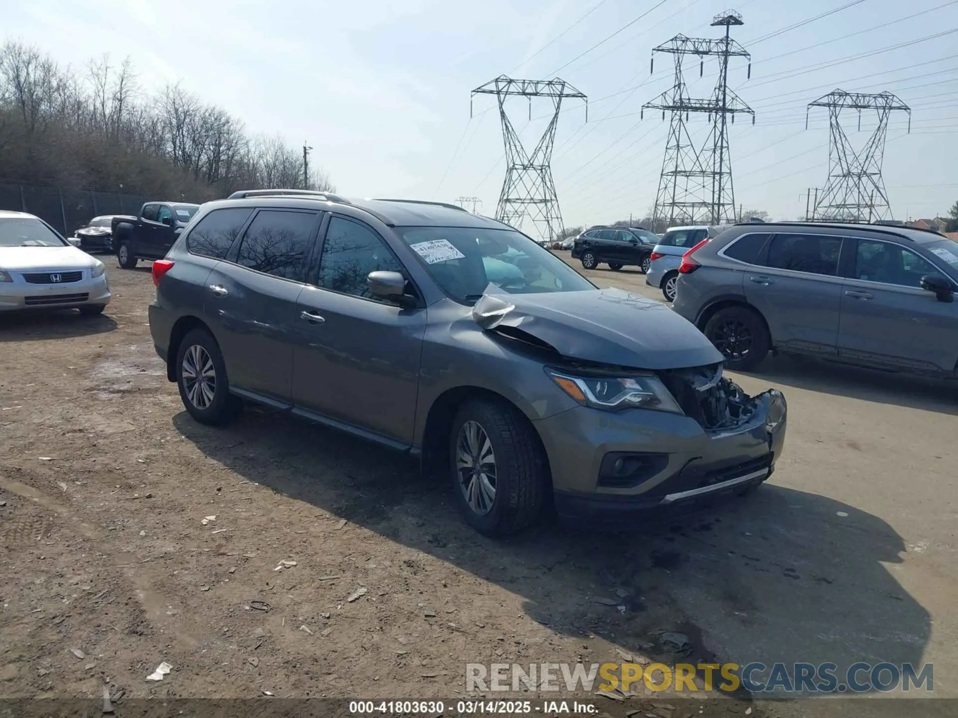 1 Photograph of a damaged car 5N1DR2MM6KC591691 NISSAN PATHFINDER 2019