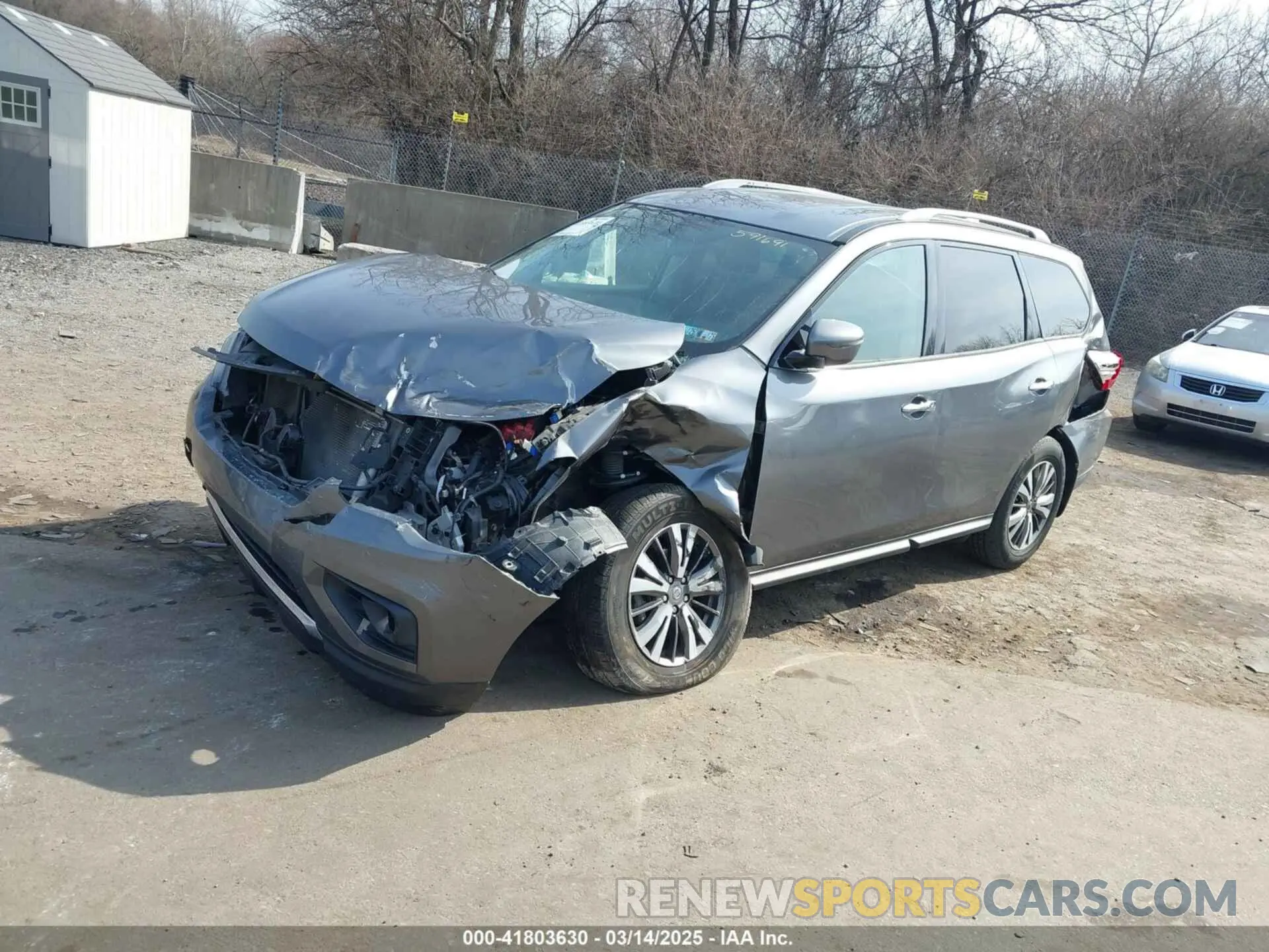 2 Photograph of a damaged car 5N1DR2MM6KC591691 NISSAN PATHFINDER 2019