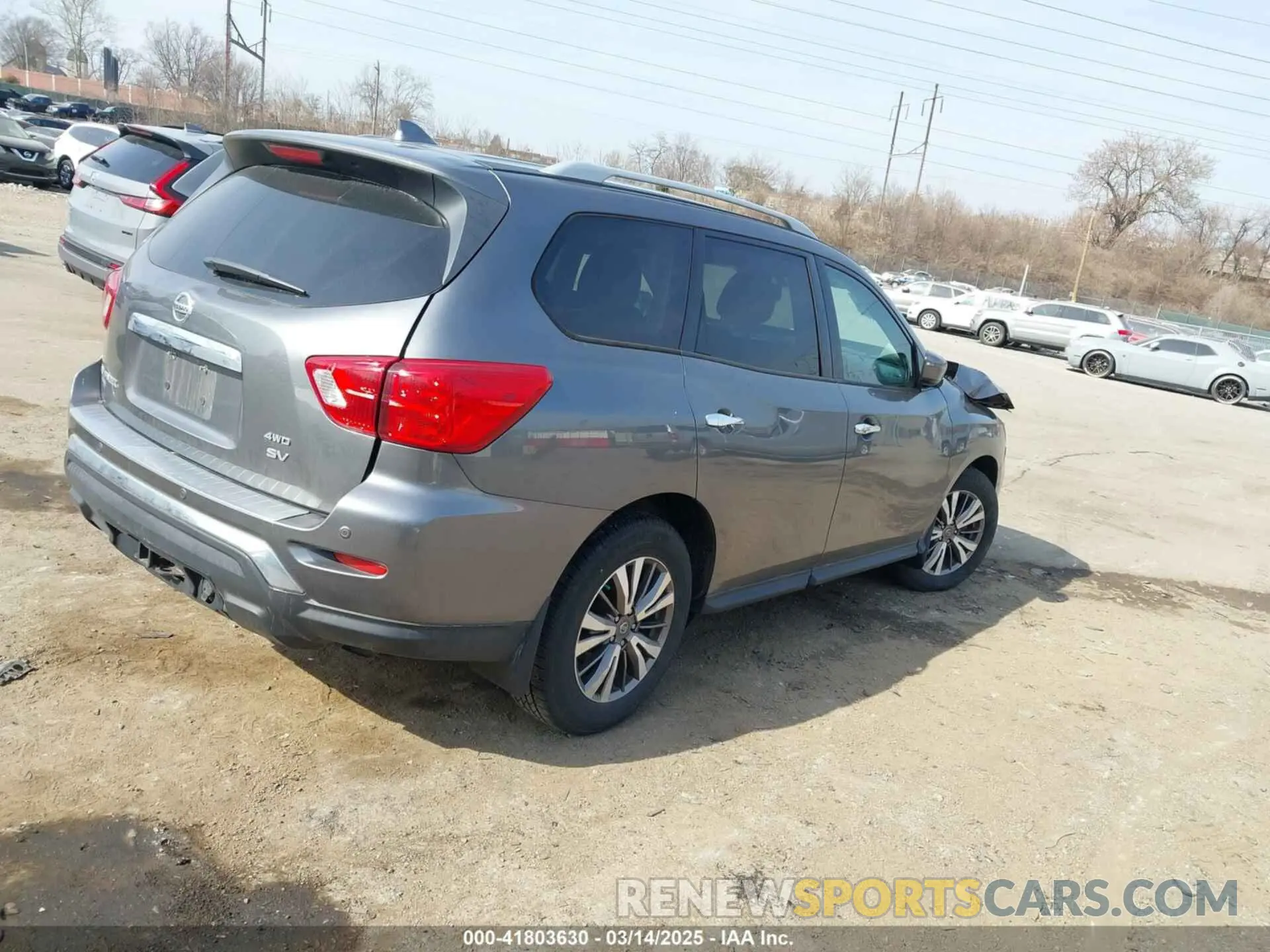 4 Photograph of a damaged car 5N1DR2MM6KC591691 NISSAN PATHFINDER 2019