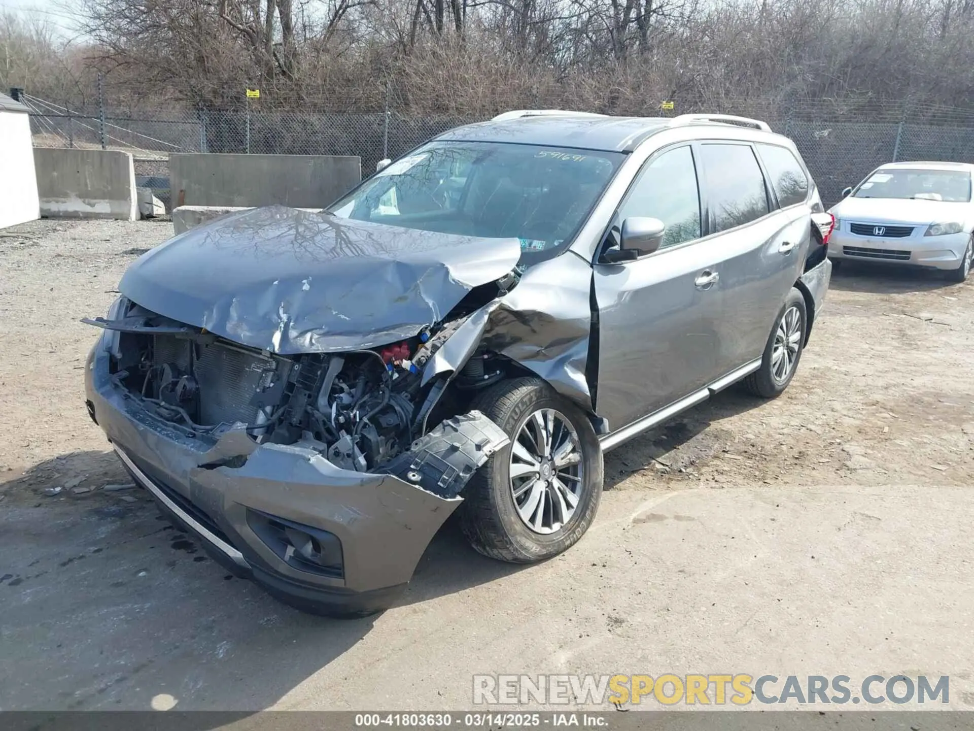 6 Photograph of a damaged car 5N1DR2MM6KC591691 NISSAN PATHFINDER 2019