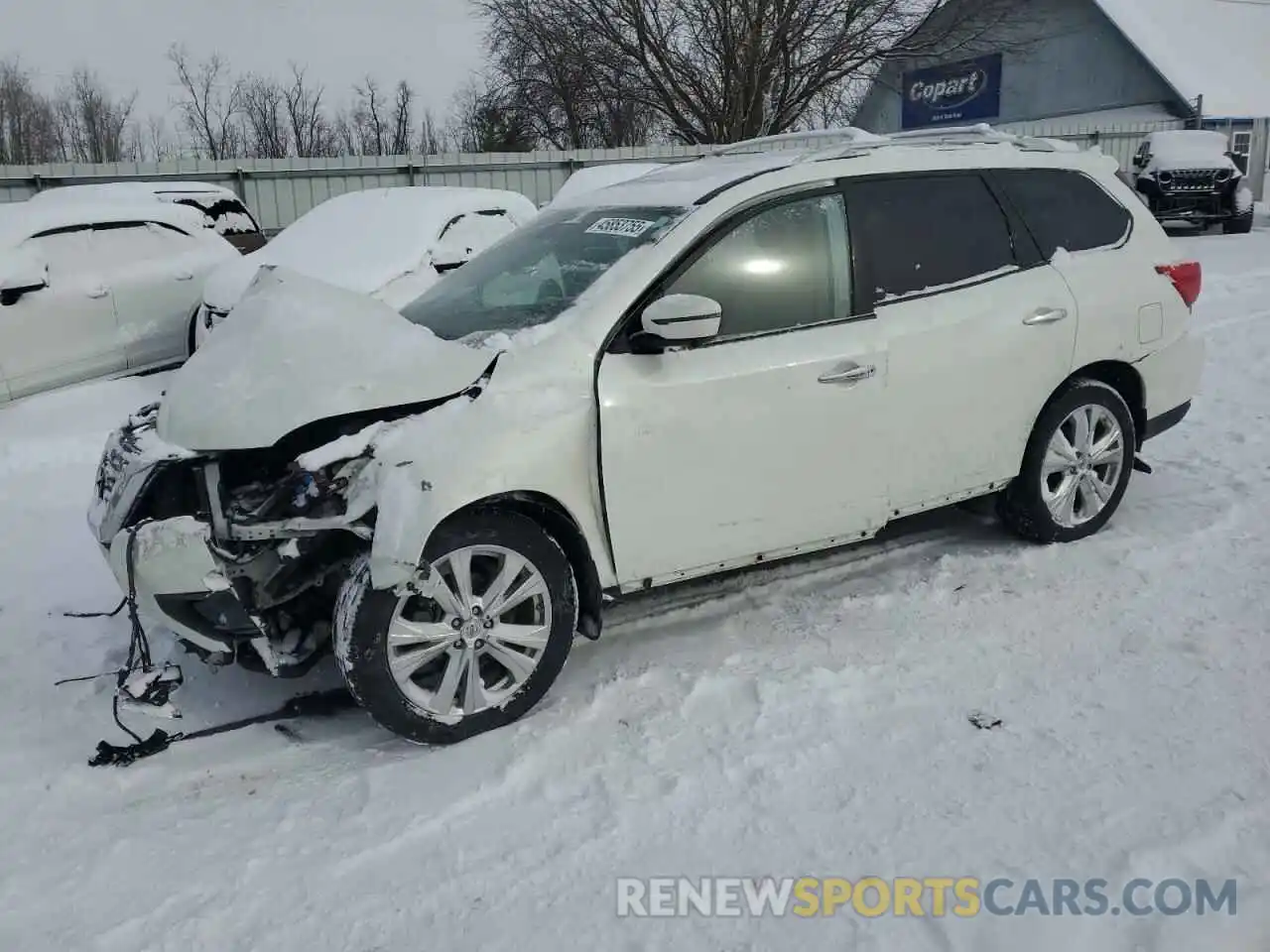 1 Photograph of a damaged car 5N1DR2MM6KC598608 NISSAN PATHFINDER 2019