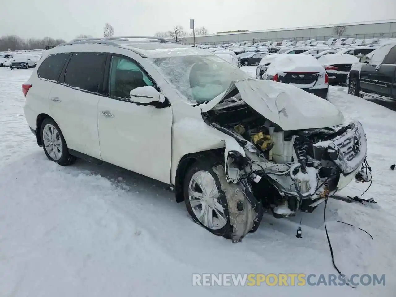 4 Photograph of a damaged car 5N1DR2MM6KC598608 NISSAN PATHFINDER 2019