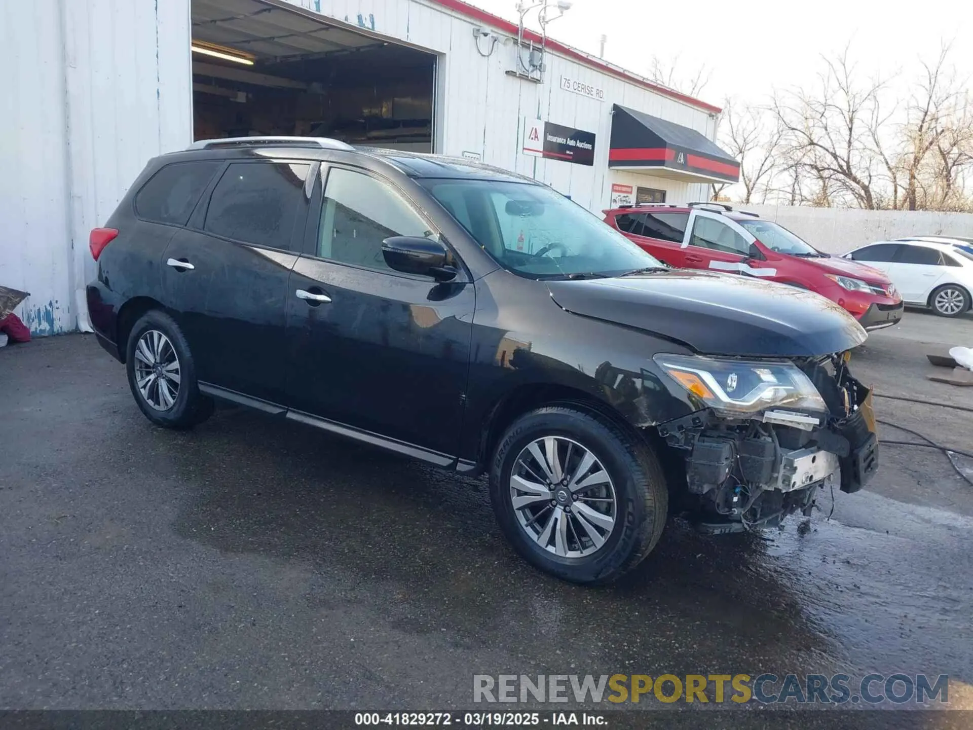 1 Photograph of a damaged car 5N1DR2MM6KC599399 NISSAN PATHFINDER 2019