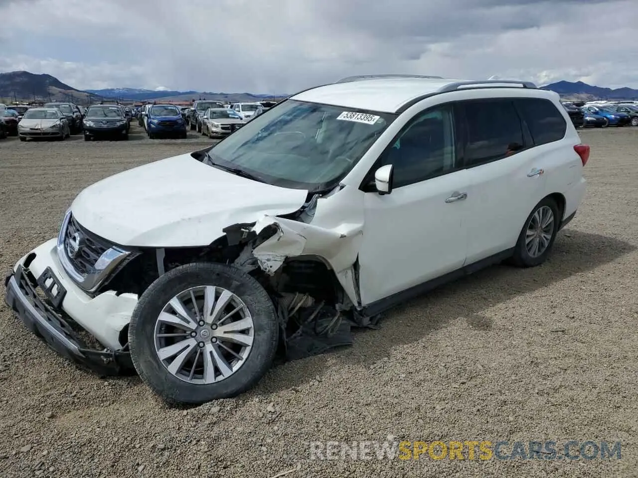 1 Photograph of a damaged car 5N1DR2MM6KC619604 NISSAN PATHFINDER 2019