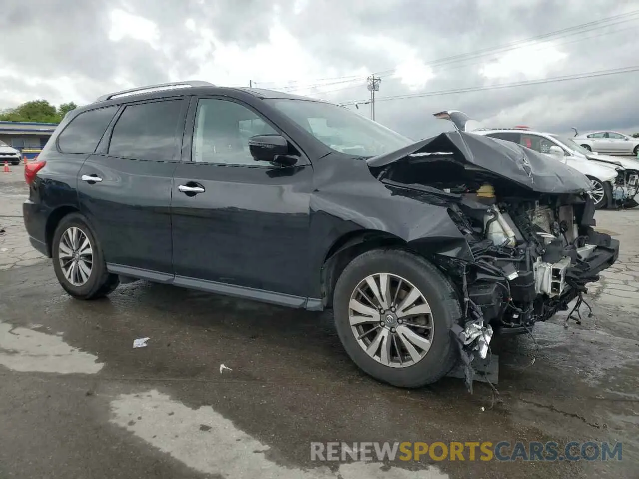 4 Photograph of a damaged car 5N1DR2MM6KC630831 NISSAN PATHFINDER 2019