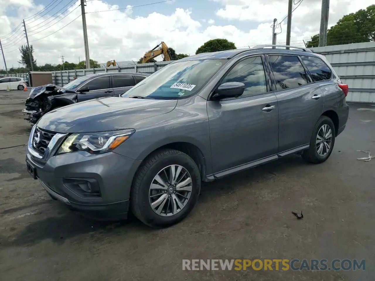 1 Photograph of a damaged car 5N1DR2MM7KC593207 NISSAN PATHFINDER 2019