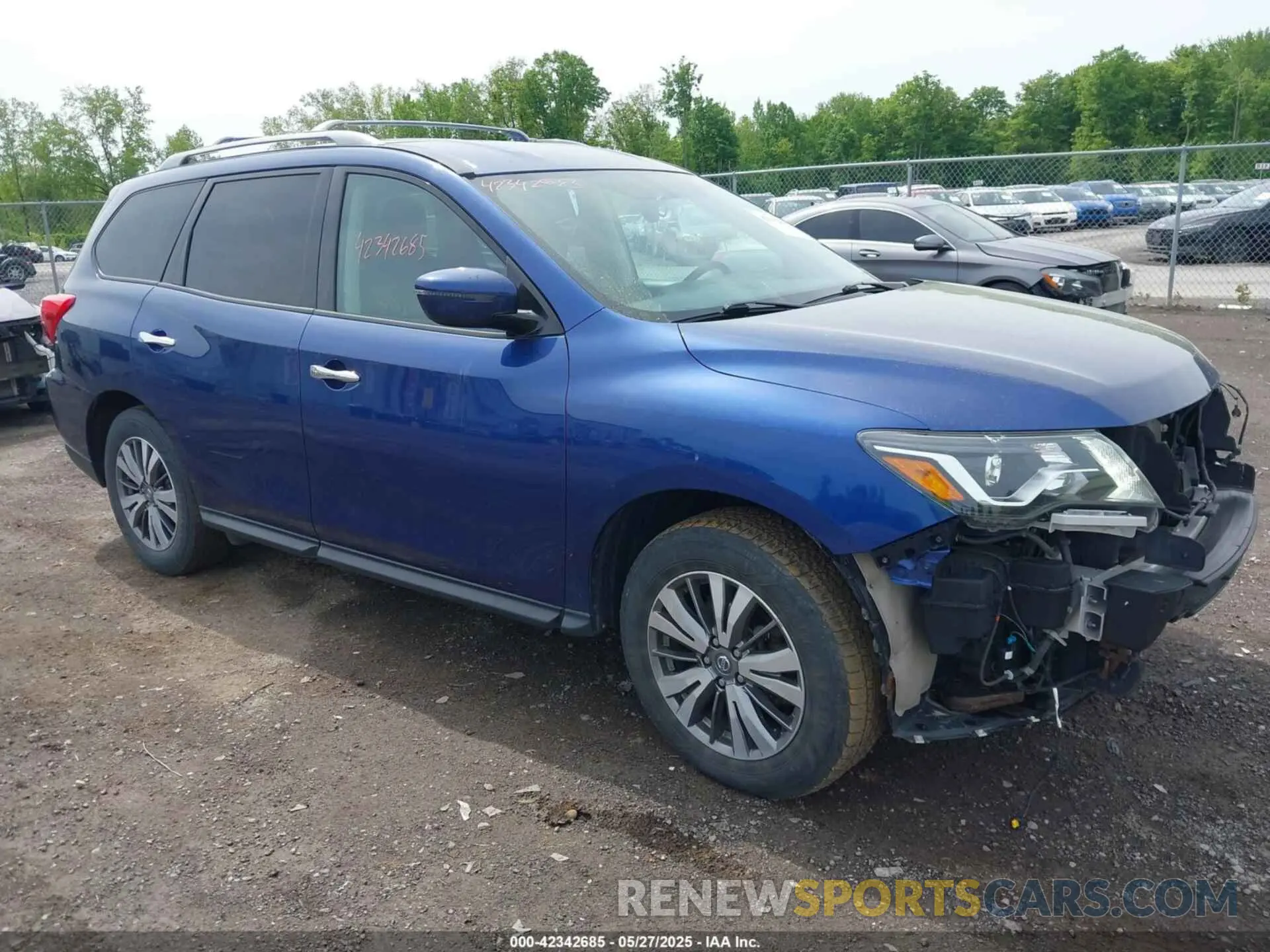 1 Photograph of a damaged car 5N1DR2MM7KC617117 NISSAN PATHFINDER 2019
