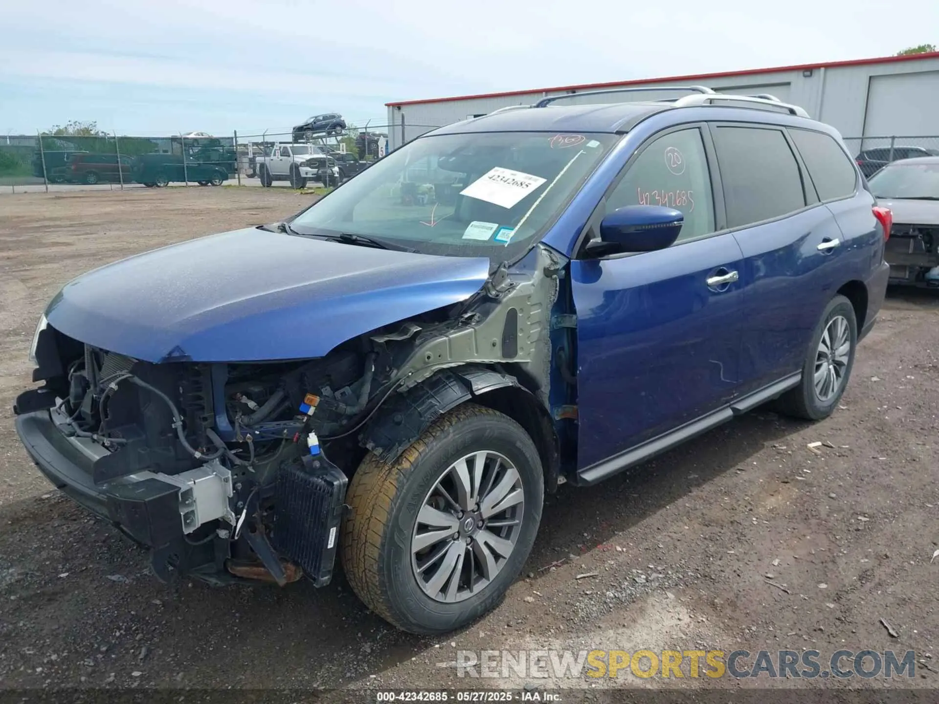 2 Photograph of a damaged car 5N1DR2MM7KC617117 NISSAN PATHFINDER 2019