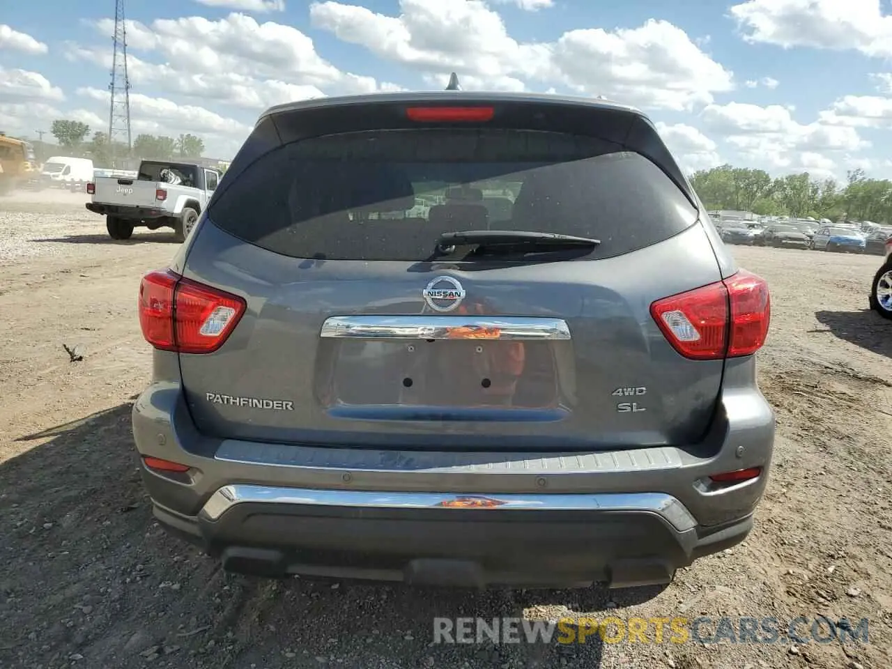 6 Photograph of a damaged car 5N1DR2MM7KC637058 NISSAN PATHFINDER 2019