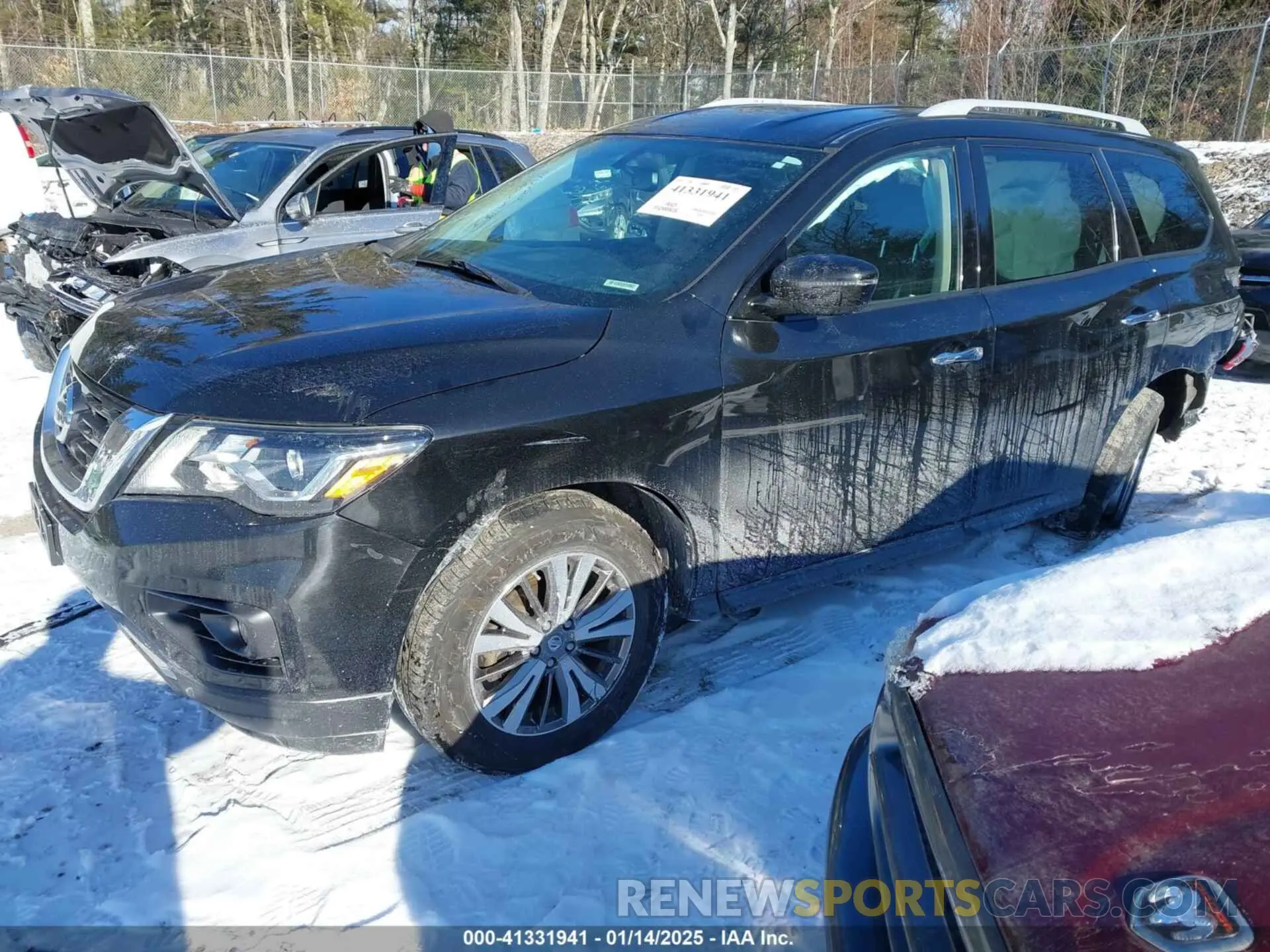 2 Photograph of a damaged car 5N1DR2MM8KC577081 NISSAN PATHFINDER 2019
