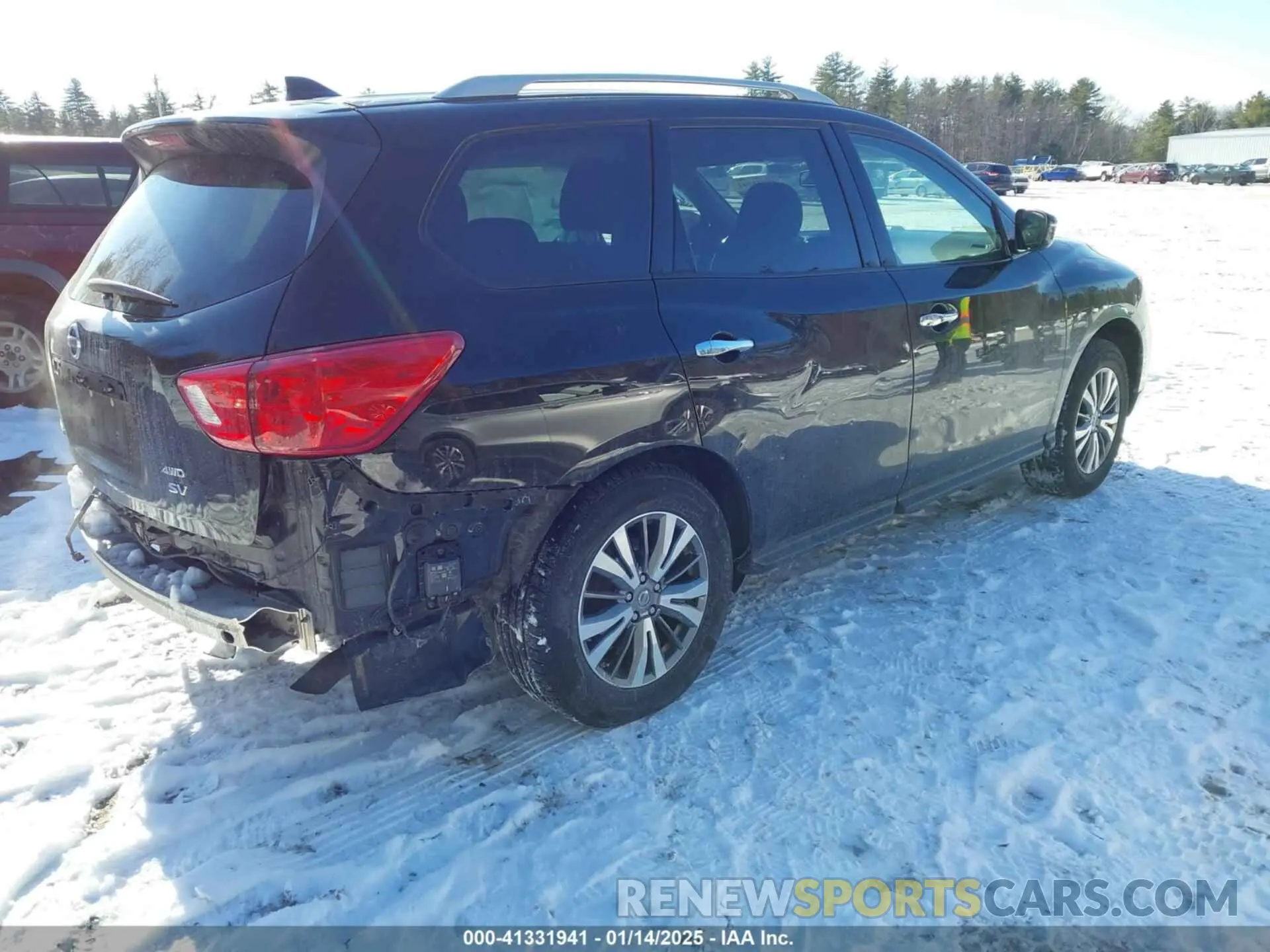 4 Photograph of a damaged car 5N1DR2MM8KC577081 NISSAN PATHFINDER 2019