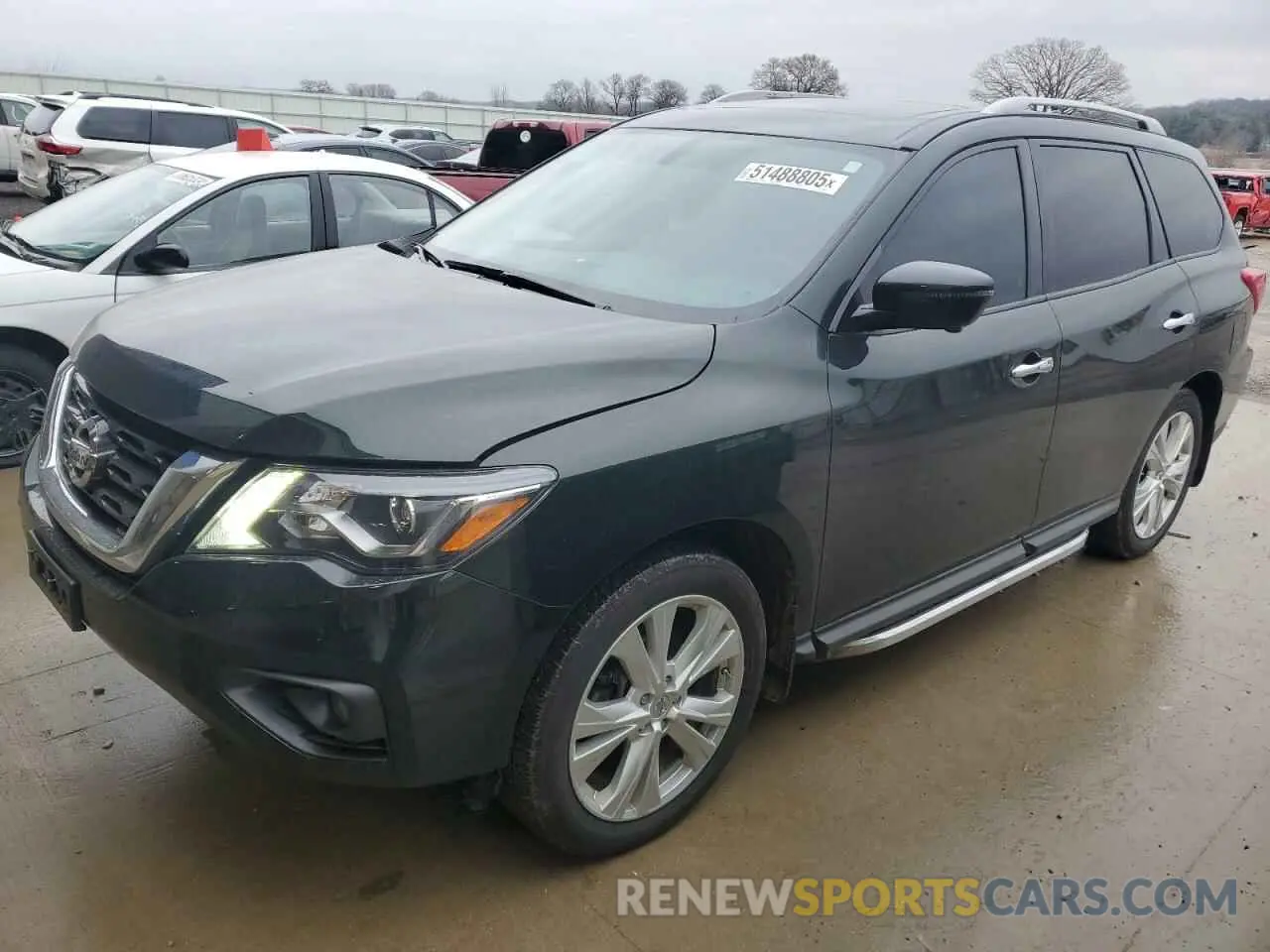 1 Photograph of a damaged car 5N1DR2MM8KC584600 NISSAN PATHFINDER 2019