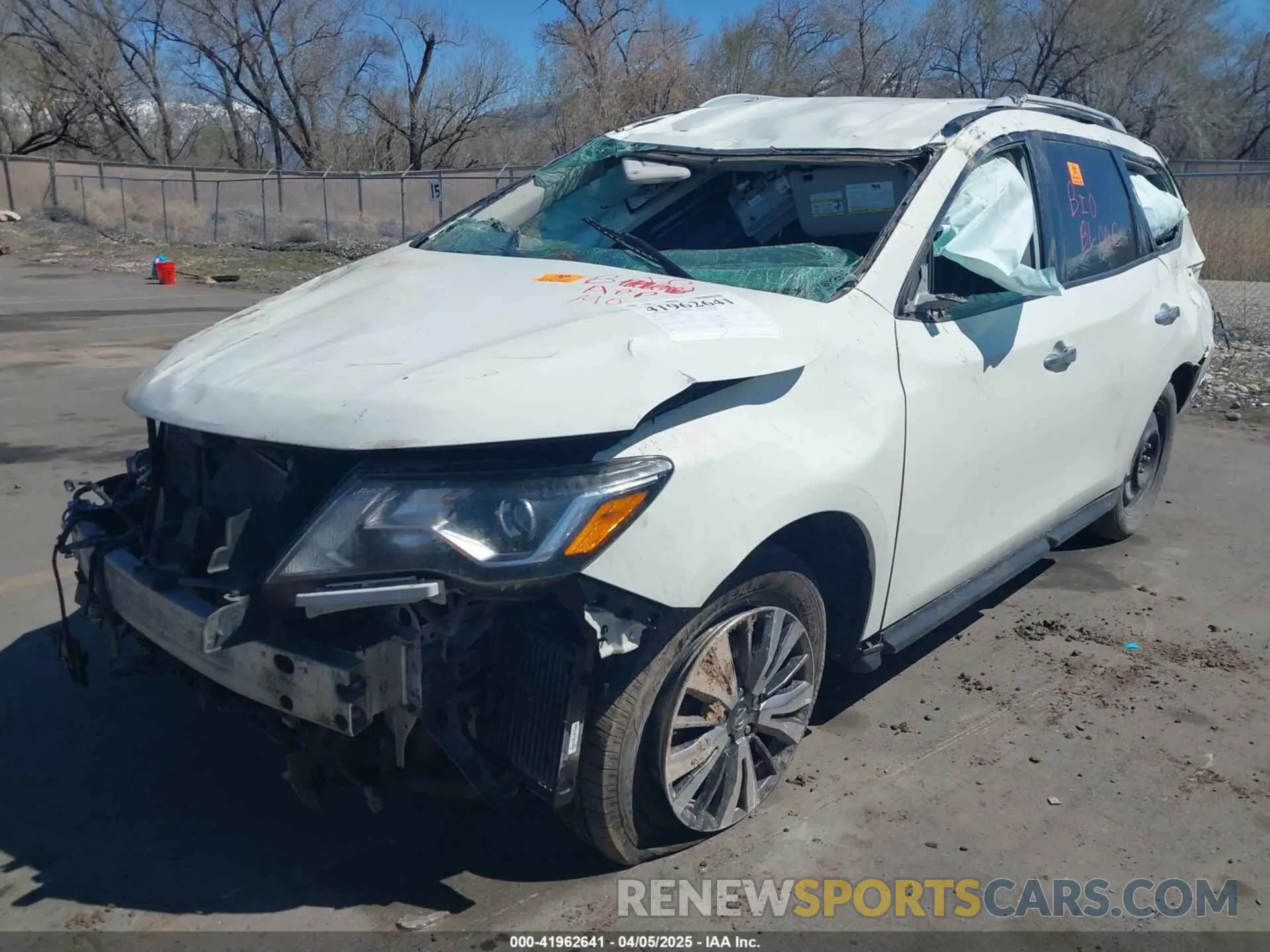 2 Photograph of a damaged car 5N1DR2MM9KC600352 NISSAN PATHFINDER 2019