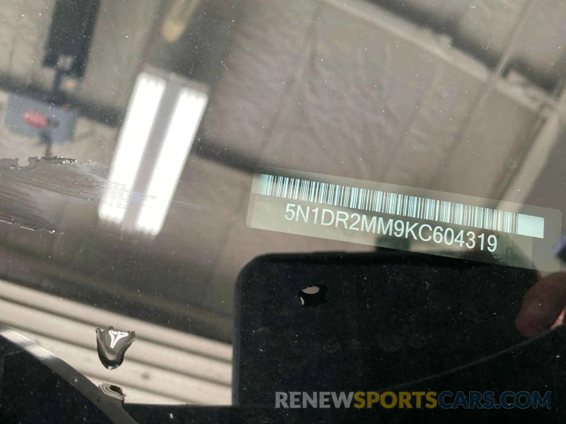 6 Photograph of a damaged car 5N1DR2MM9KC604319 NISSAN PATHFINDER 2019