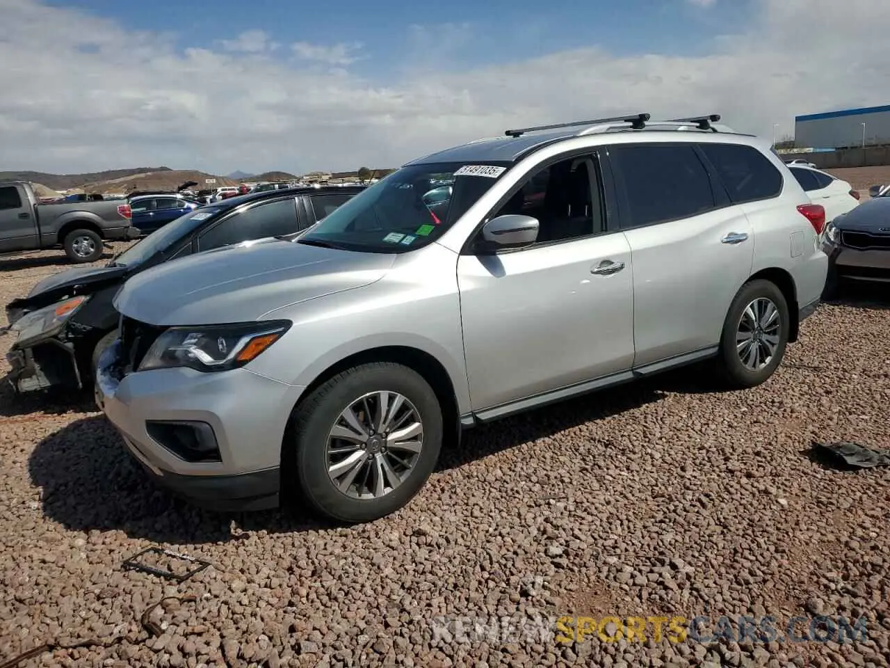 1 Photograph of a damaged car 5N1DR2MM9KC613201 NISSAN PATHFINDER 2019