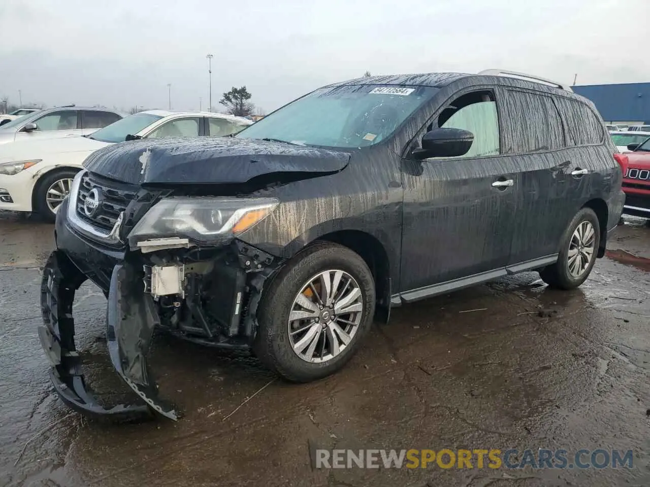 1 Photograph of a damaged car 5N1DR2MM9KC633593 NISSAN PATHFINDER 2019