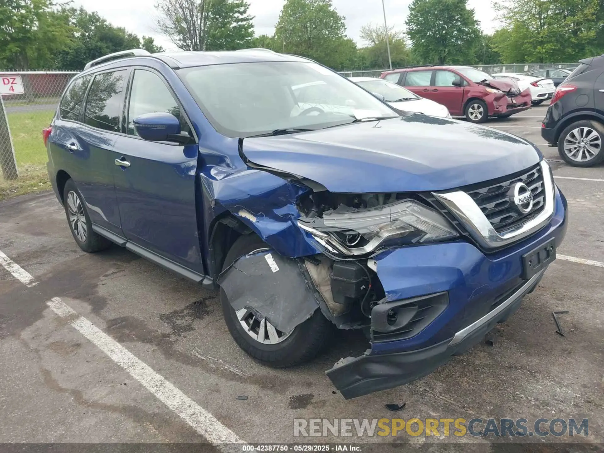 1 Photograph of a damaged car 5N1DR2MM9KC640107 NISSAN PATHFINDER 2019