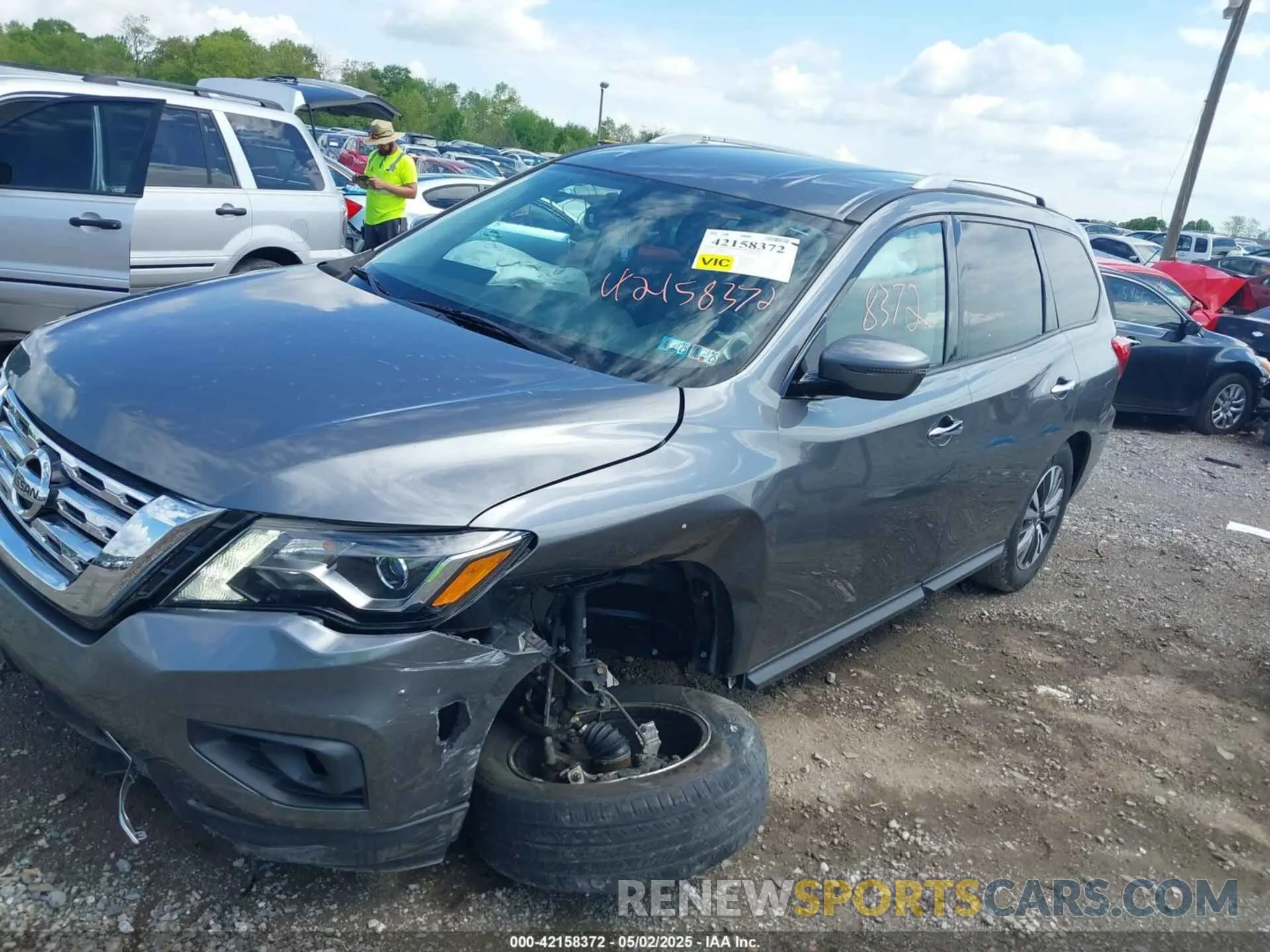 2 Photograph of a damaged car 5N1DR2MMXKC596621 NISSAN PATHFINDER 2019