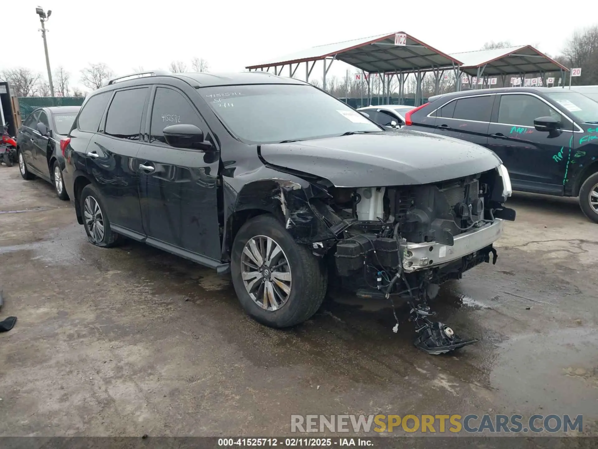 1 Photograph of a damaged car 5N1DR2MN1KC582020 NISSAN PATHFINDER 2019