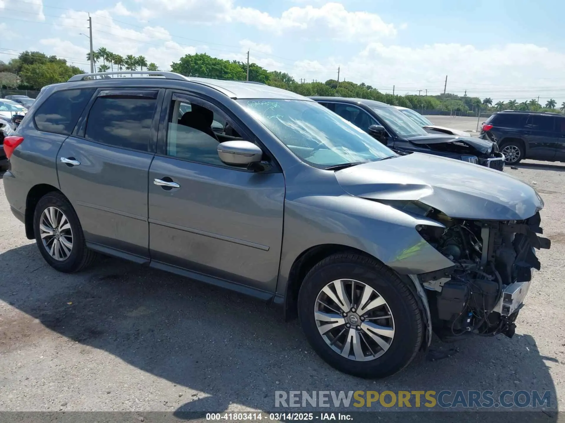 1 Photograph of a damaged car 5N1DR2MN1KC598167 NISSAN PATHFINDER 2019