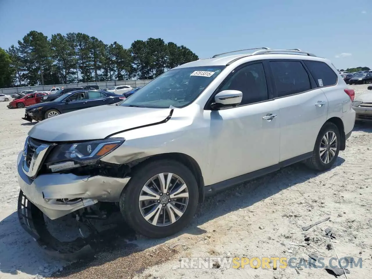 1 Photograph of a damaged car 5N1DR2MN2KC584794 NISSAN PATHFINDER 2019