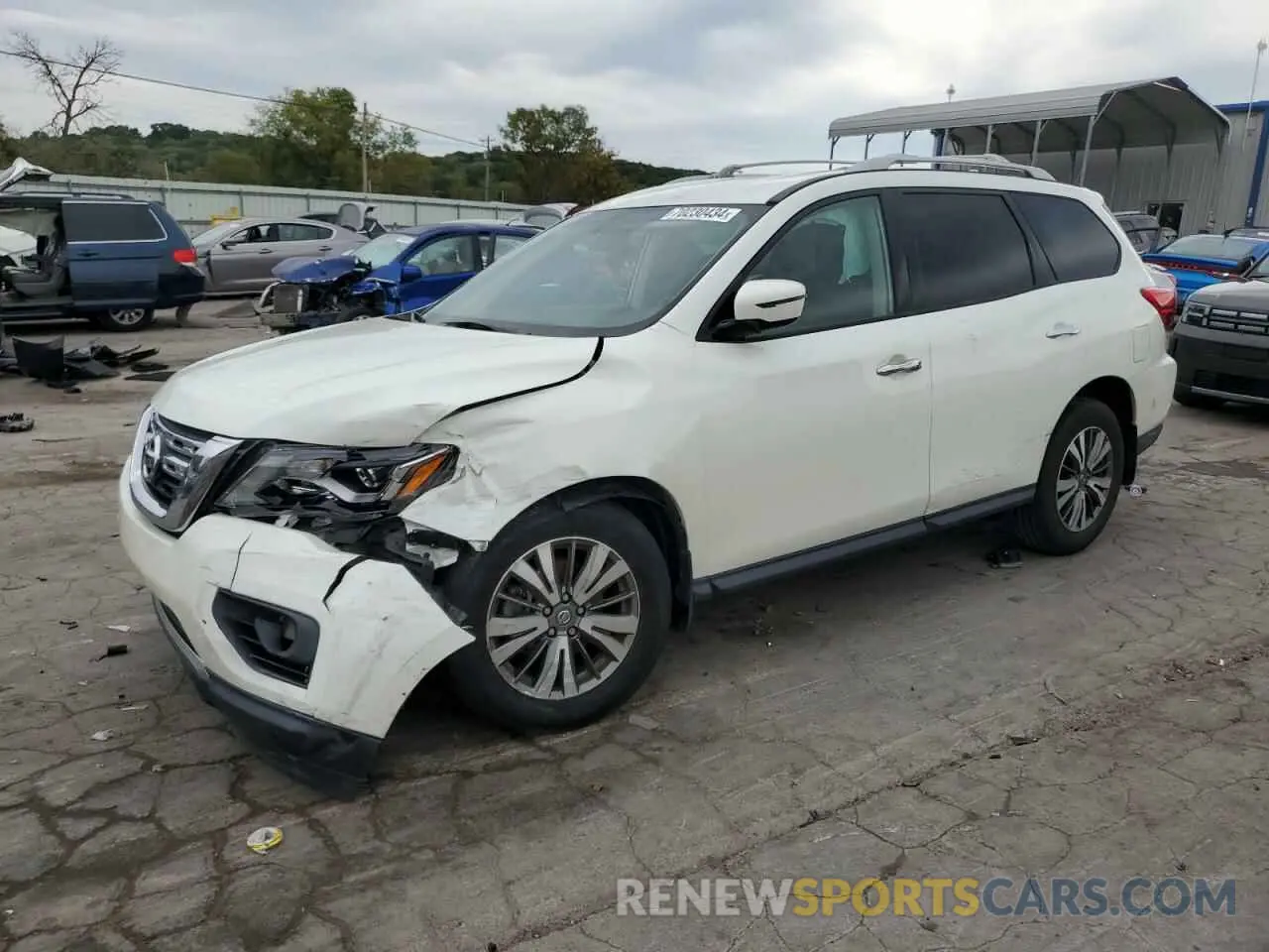 1 Photograph of a damaged car 5N1DR2MN2KC611458 NISSAN PATHFINDER 2019