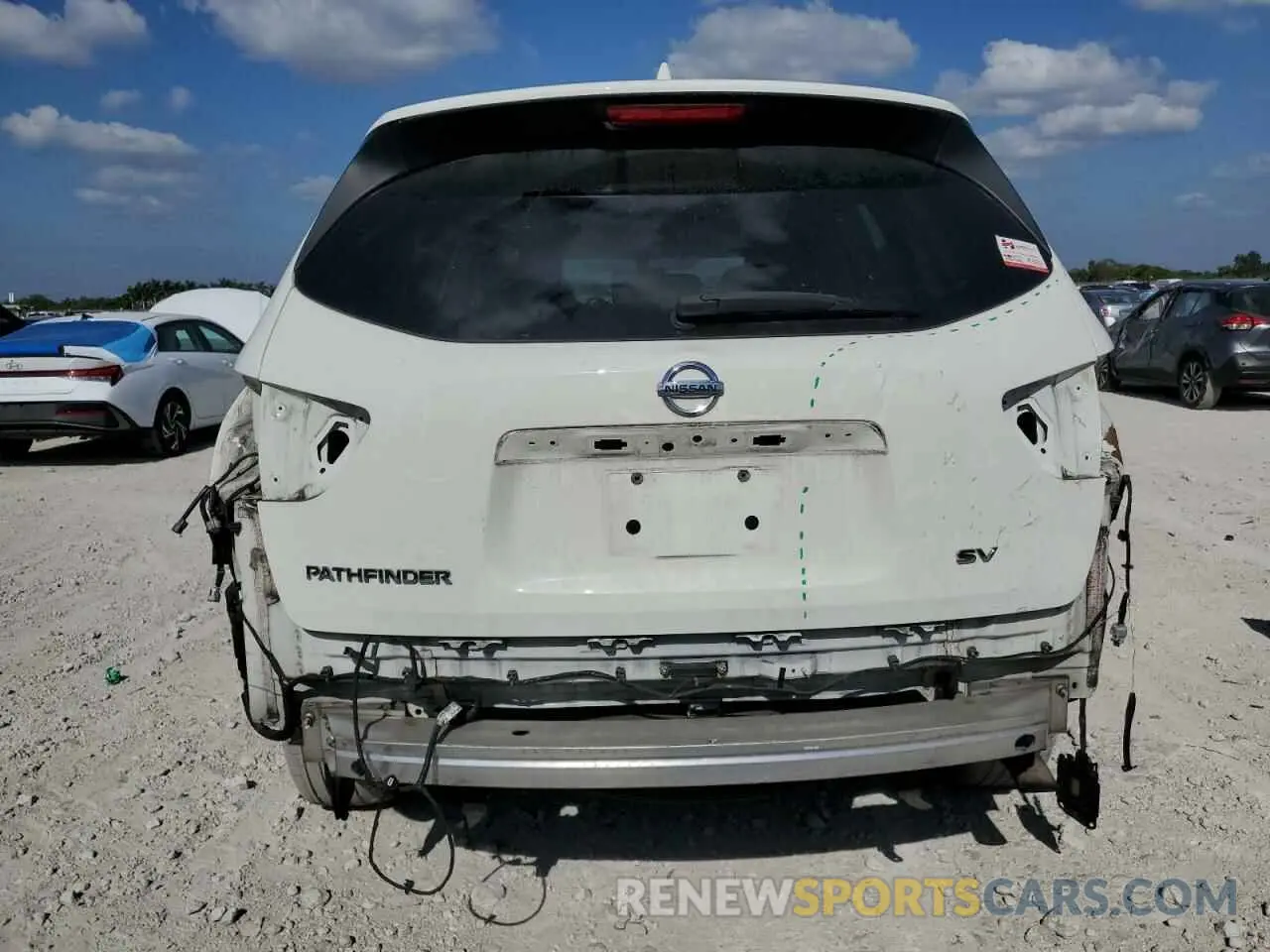 6 Photograph of a damaged car 5N1DR2MN2KC636053 NISSAN PATHFINDER 2019