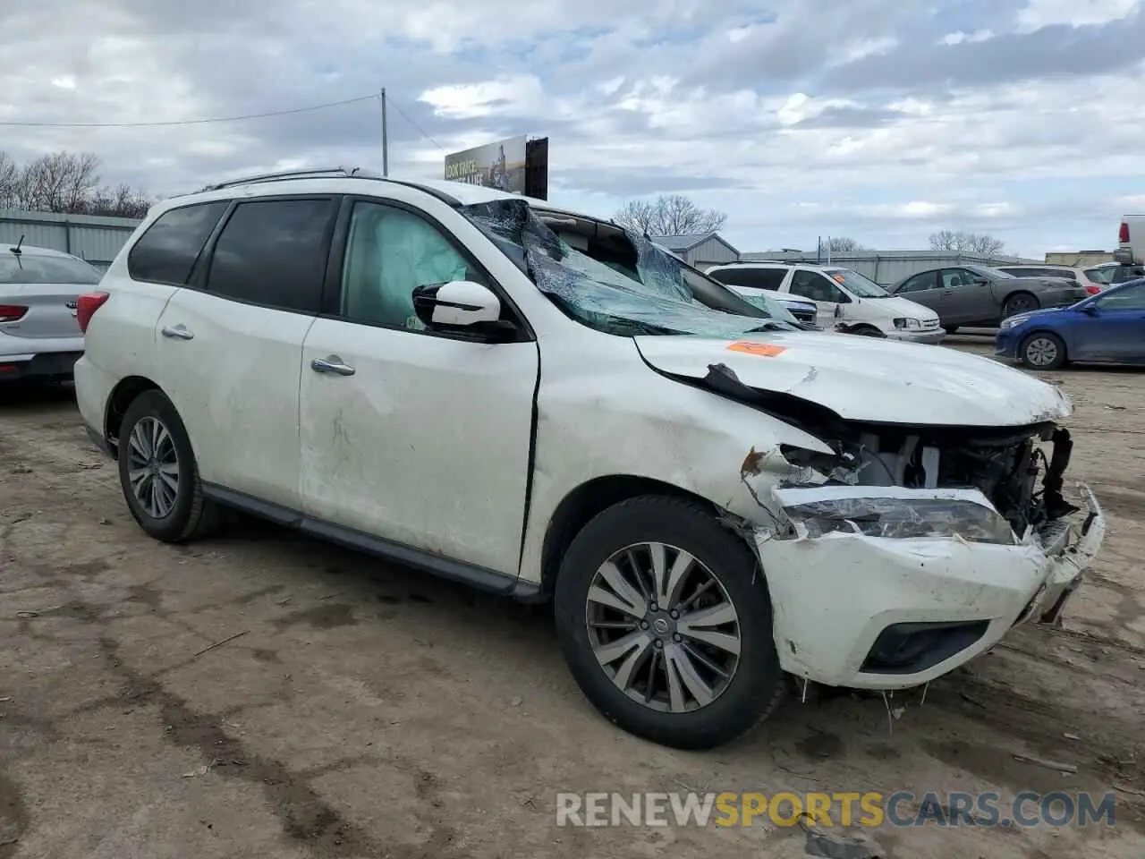 4 Photograph of a damaged car 5N1DR2MN3KC595352 NISSAN PATHFINDER 2019