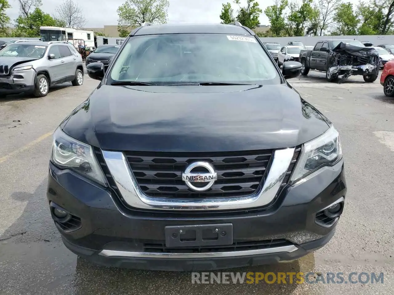5 Photograph of a damaged car 5N1DR2MN3KC616278 NISSAN PATHFINDER 2019
